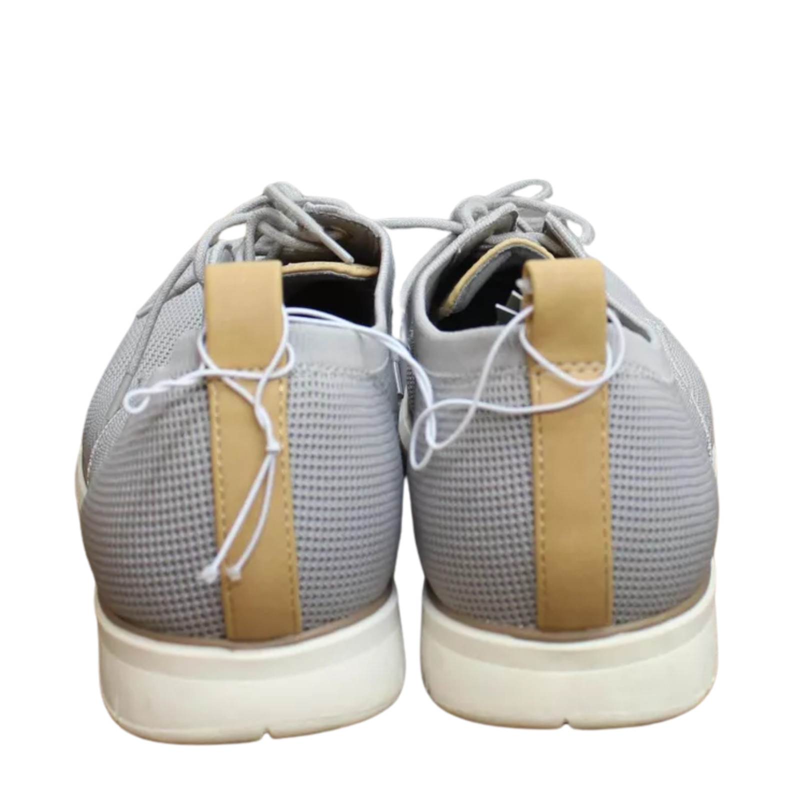 Knit Casual Work Shoes Mens 7 Gray Comfy Streetwear Kev Dress Shoe BRAND NEW