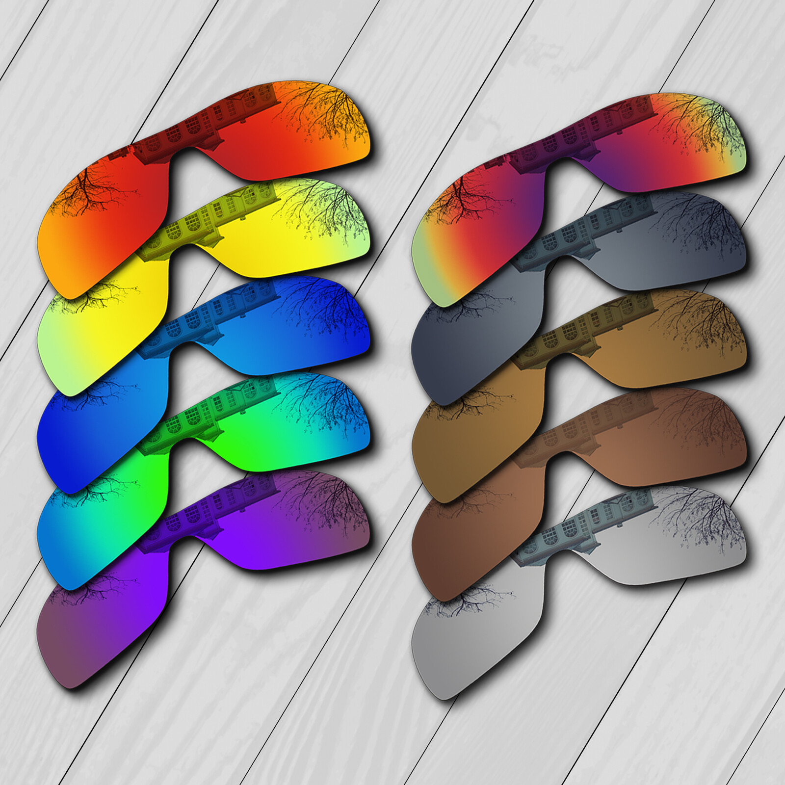 POLARIZED Replacement Lot Lens for-Oakley Antix Sunglasses Anti-Scratch
