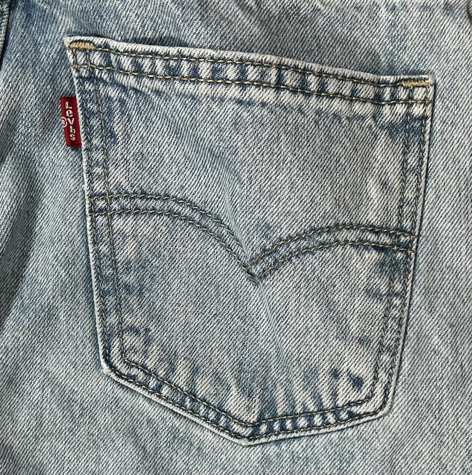 Levi’s Low Pro Straight Womens 24×30 Blue Denim Classic Light Wash 964 Casual