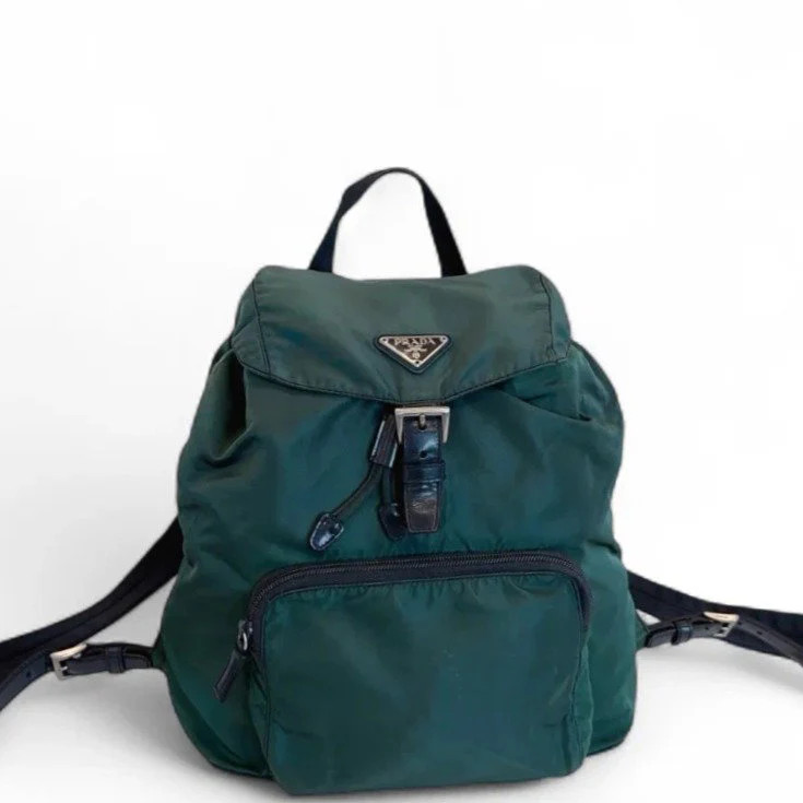 Prada Backpack Green Tessuto Nylon (pa061226g4r)