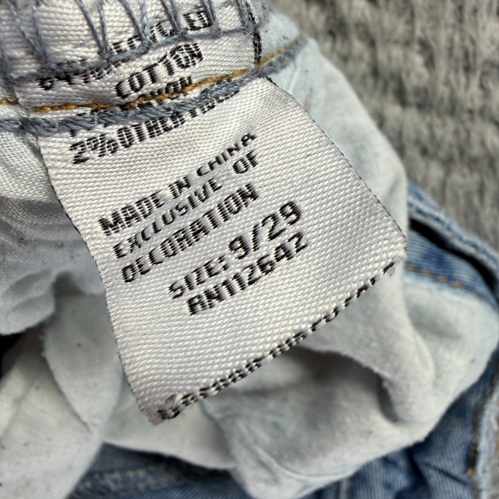 Blue Savvy Jeans Women 9 Blue Cotton Denim Tapered Workwear Travel Faded Stretch