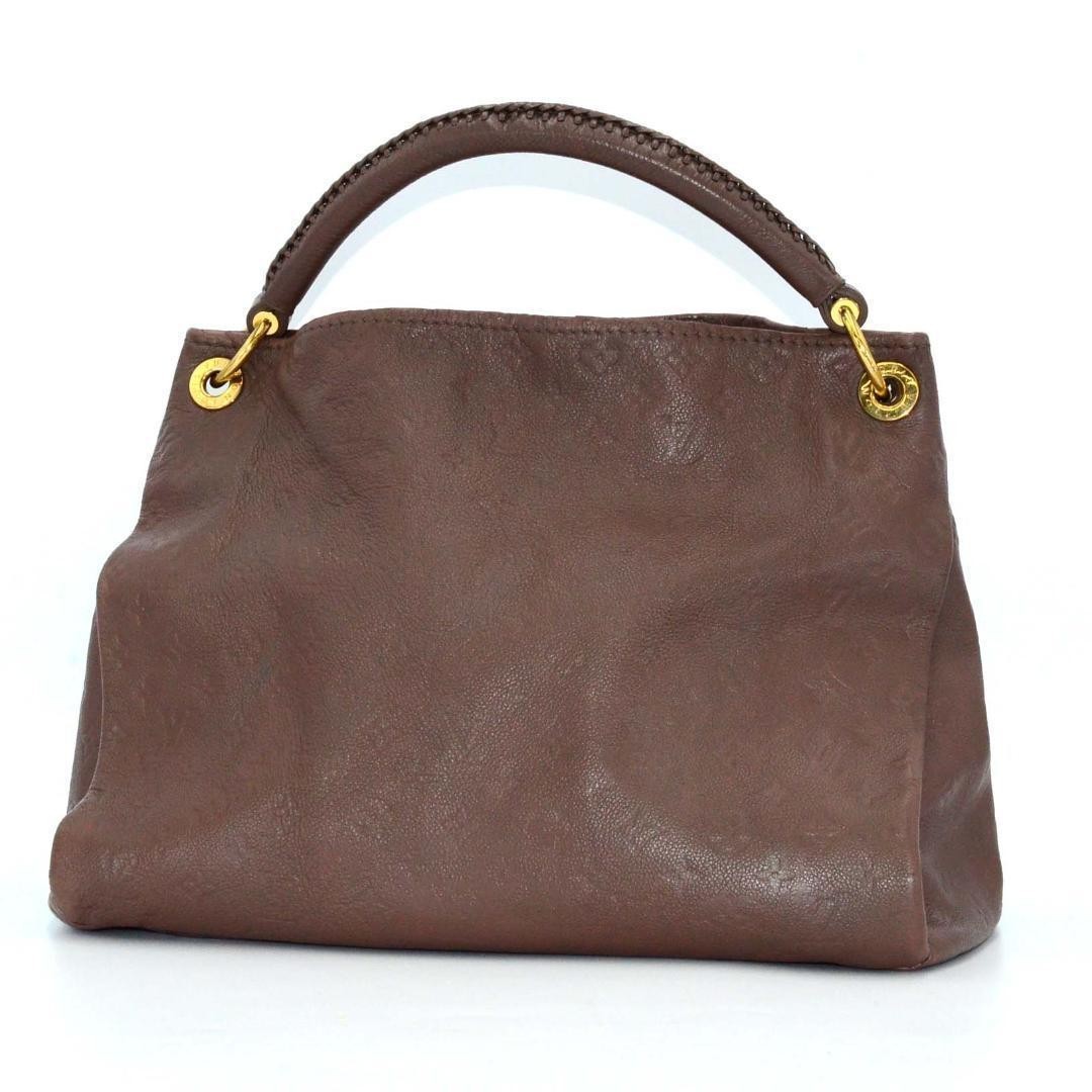 Louis Vuitton Artsy MM Monogram Empreinte M94171 Shoulder Bag Brown Leather