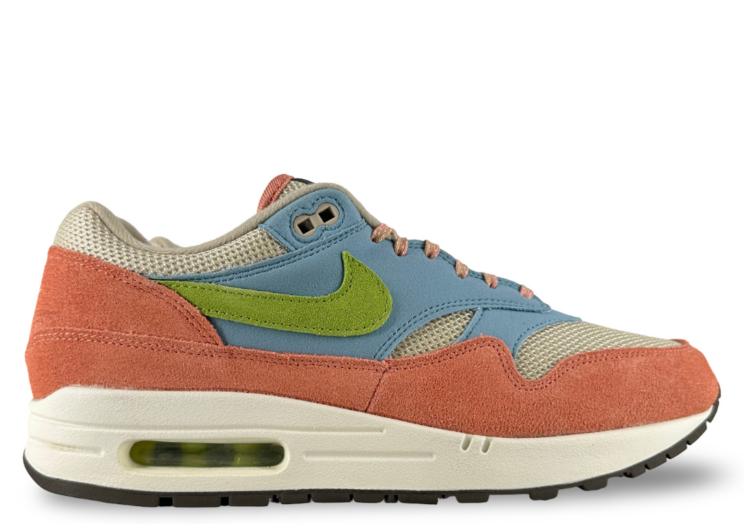 Size 9.5M/11W – Nike Air Max 1 Light Madder Root Worn Blue DV3196-800 Pre-Owned