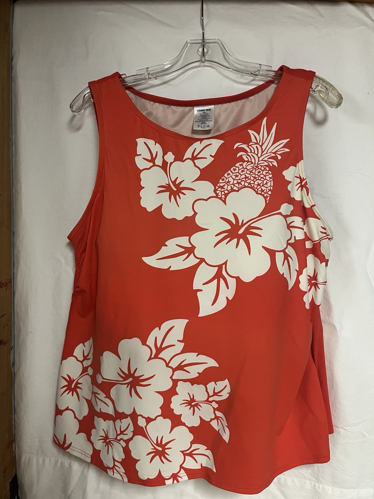 Women’s Plus Size Lands End High Neck Tankini Top