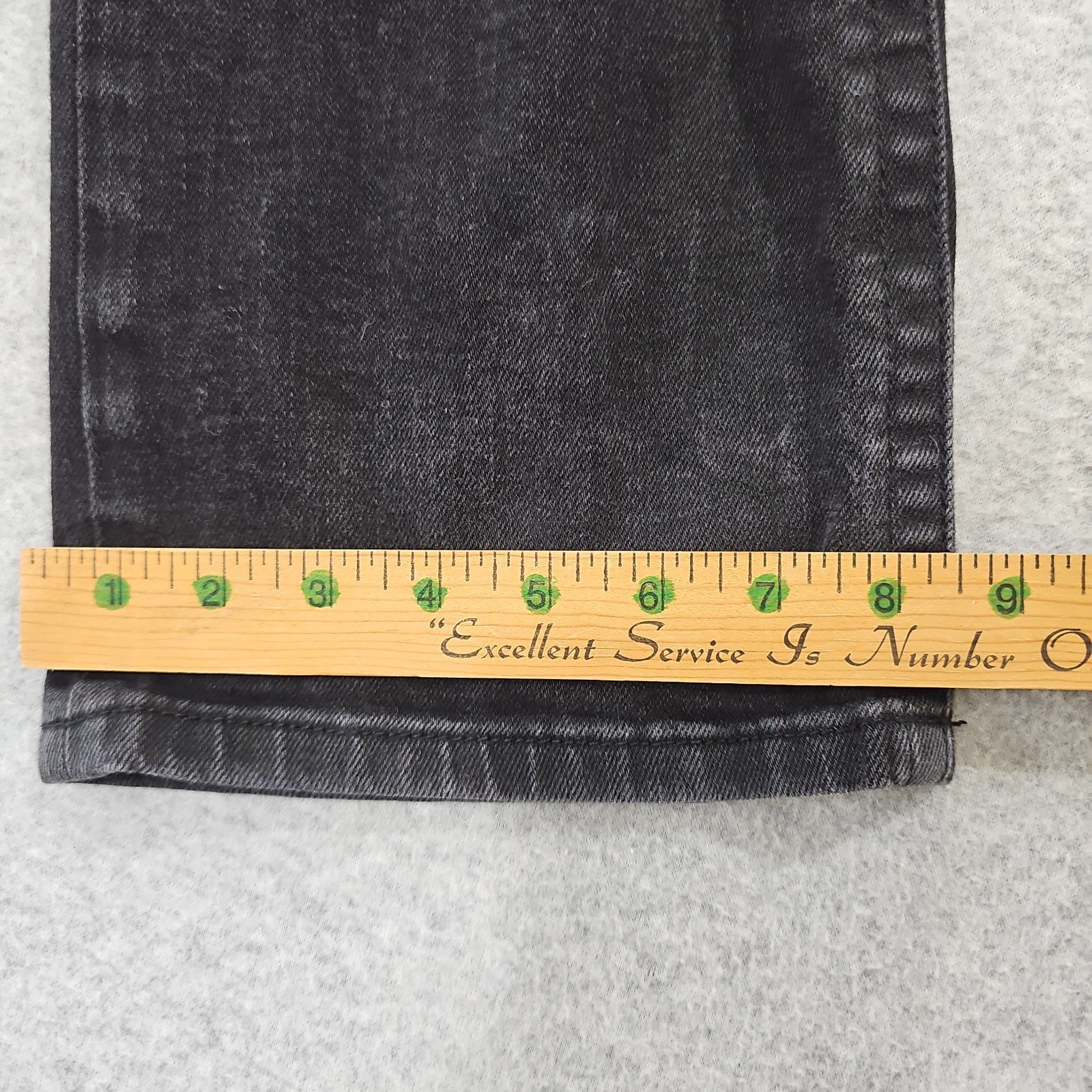 Wrangler Willow Ultimate Riding Jeans Women’s Sz 32×36 Black Wash Mid-Rise