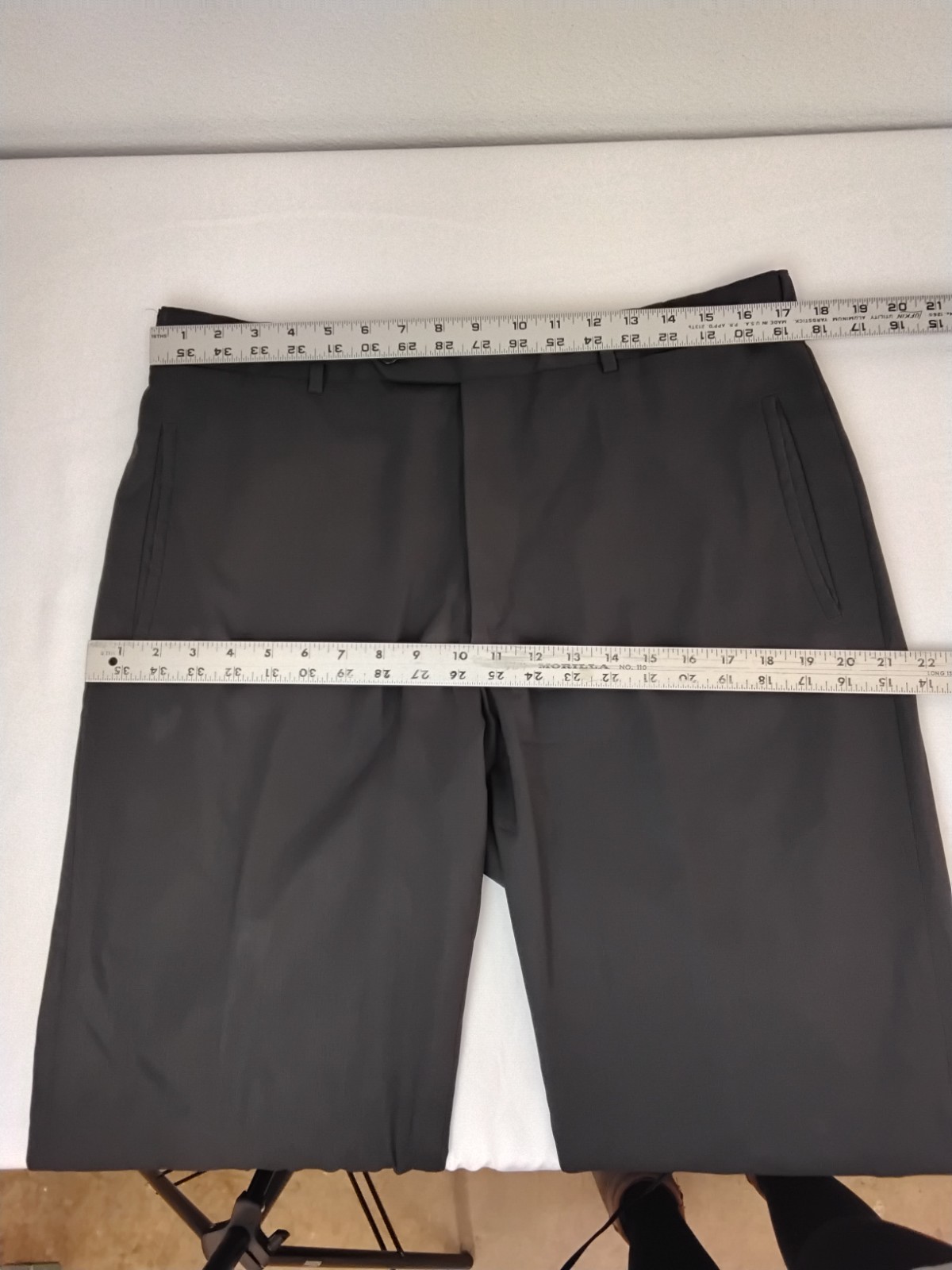Prada Wool Slacks Men’s EU 52 (US 42) Black Dress Formal Wear #Z5759