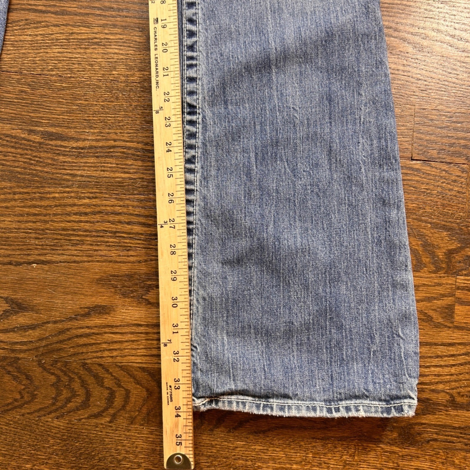 Big Star Maddie Bootcut Jeans Womens 31XL Medium Wash Distressed Western Rodeo