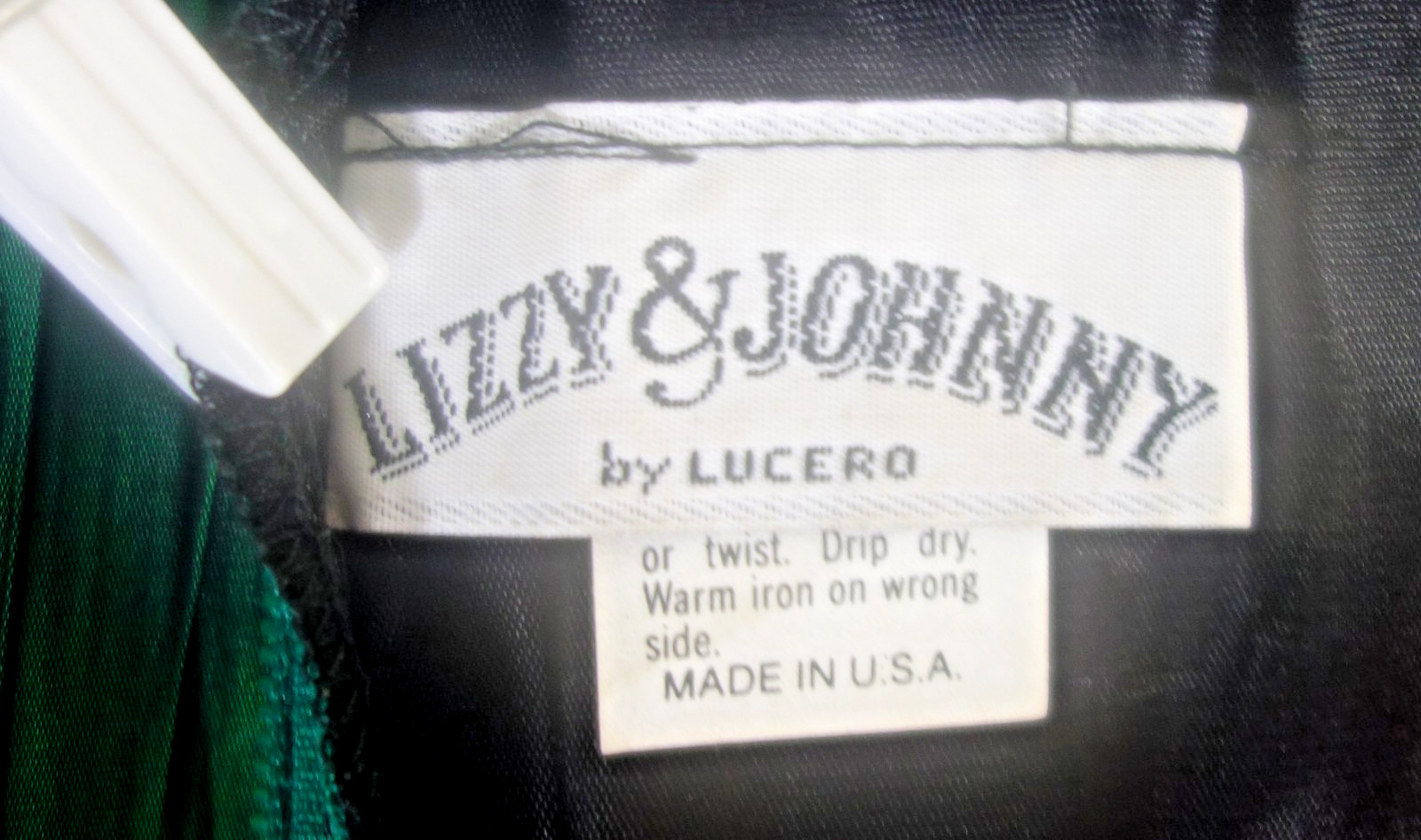 Vintage~LIZZY & JOHNNY~Textured Taffeta Sheath 14 Party Dress Huge Bow Tie Waist