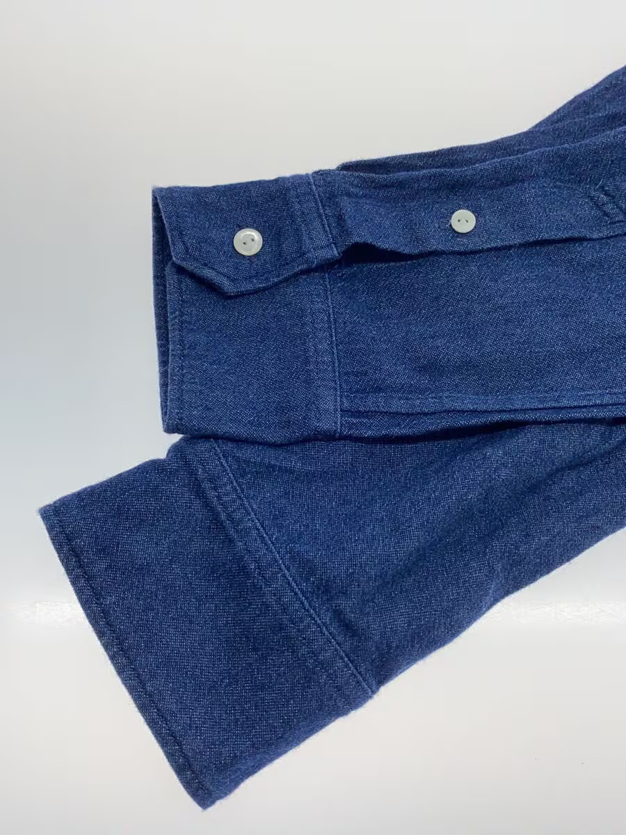 CULLNI Long Sleeve Shirt, Size 2, Denim, IDG, Solid Color, 17-SS-002