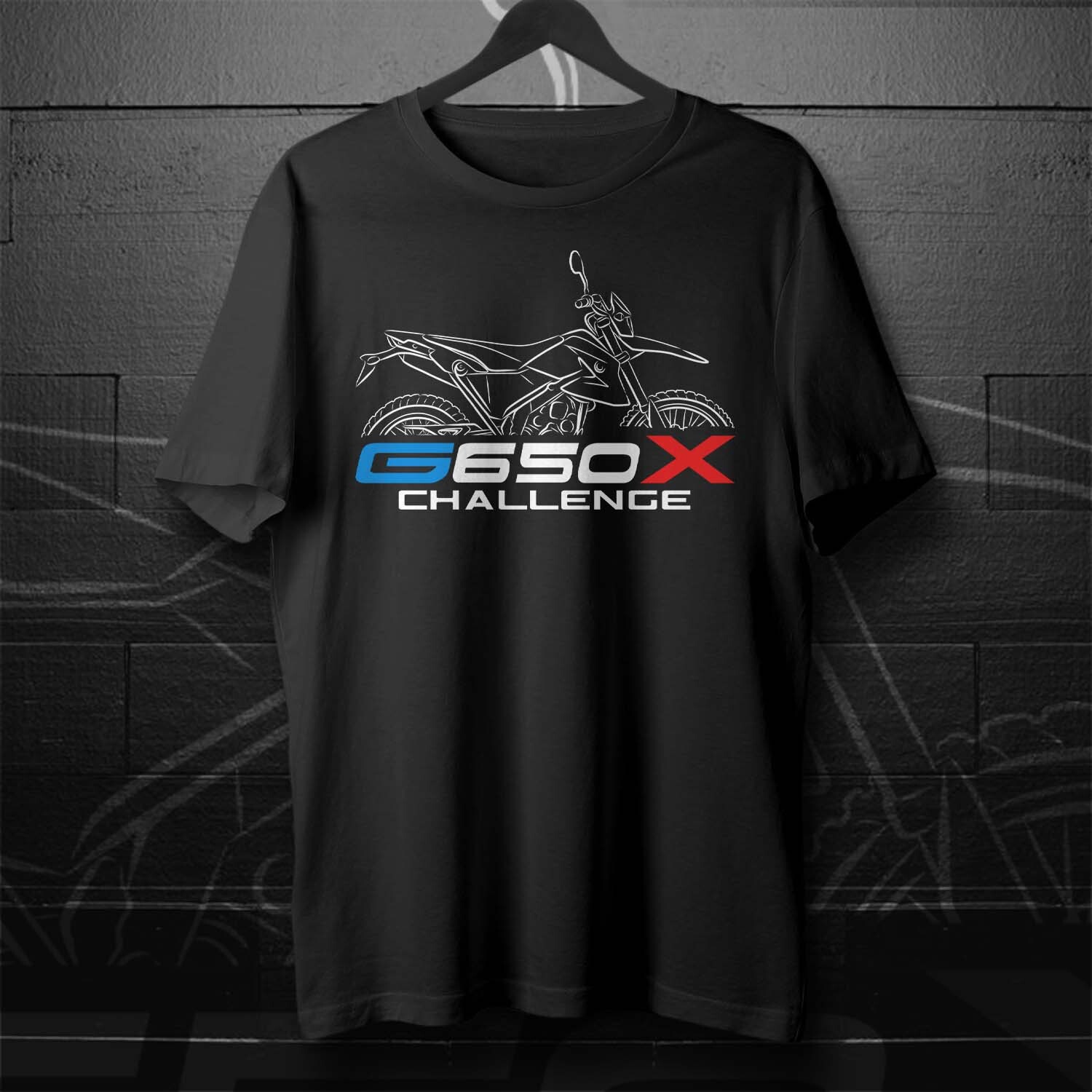 BMW G650 Xchallenge T-Shirt, BMW Motorcycle Tee Shirt for Riders