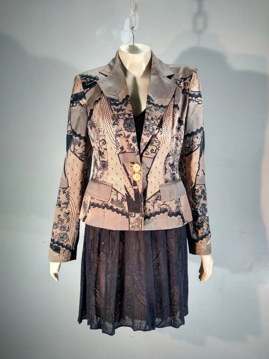 CHRISTIAN DIOR Spring 2006 Lace print jacket by JOHN GALLIANO