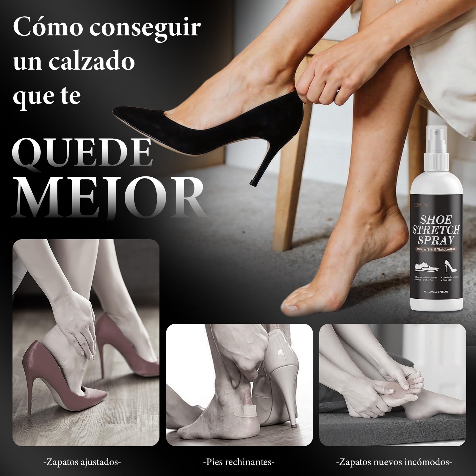 Shoe Stretch Spray, 7.05 oz Boot Stretch Spray for Man and Woman, Professiona…