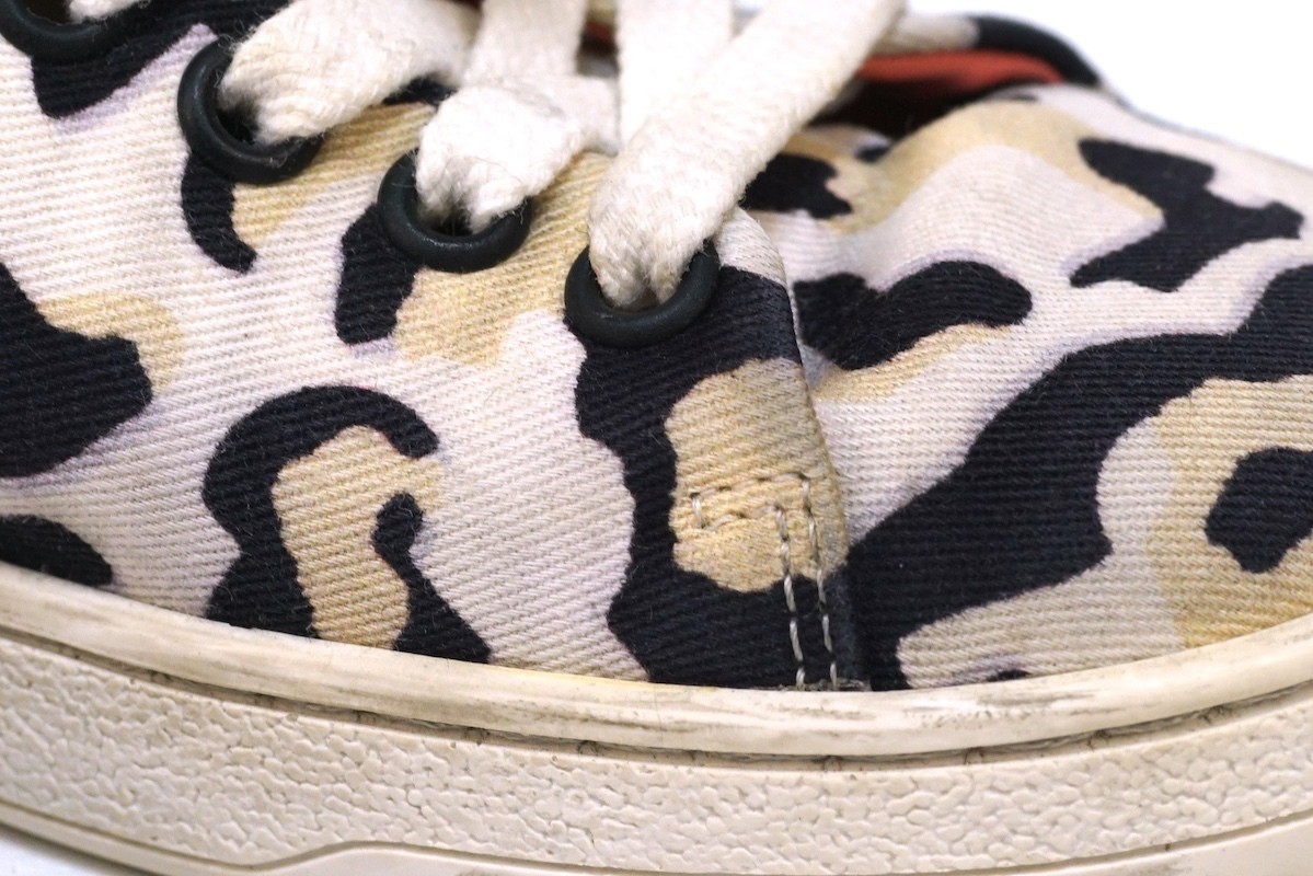 LOUIS VUITTON Frontrow Sneakers Leopard Print Womens Size 35 (Approx. 22.5cm)