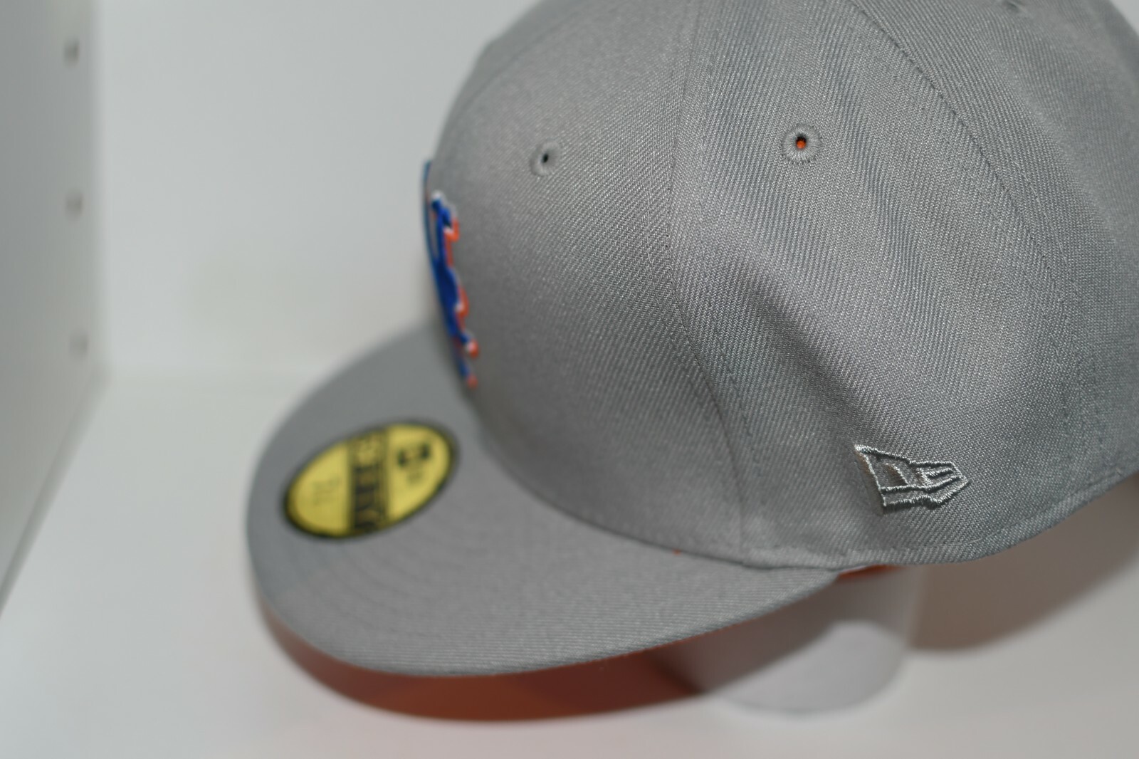 NEW YORK METS 50th ANNIVERSARY FRESH GRAY NEW ERA FITTED HAT – SIZE 7 3/4