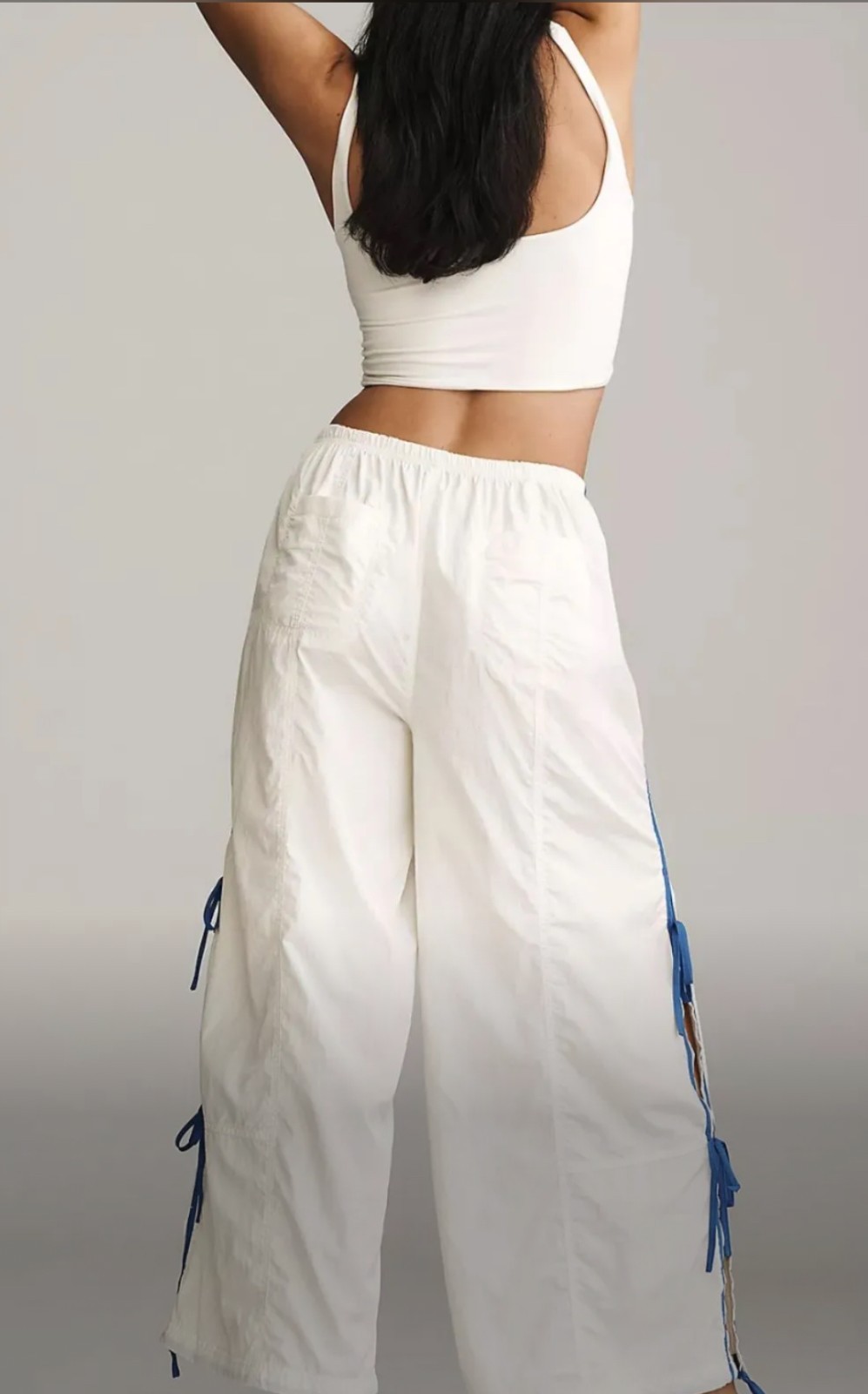Bowline Parachute Pants BLUE Creme Daily Practice