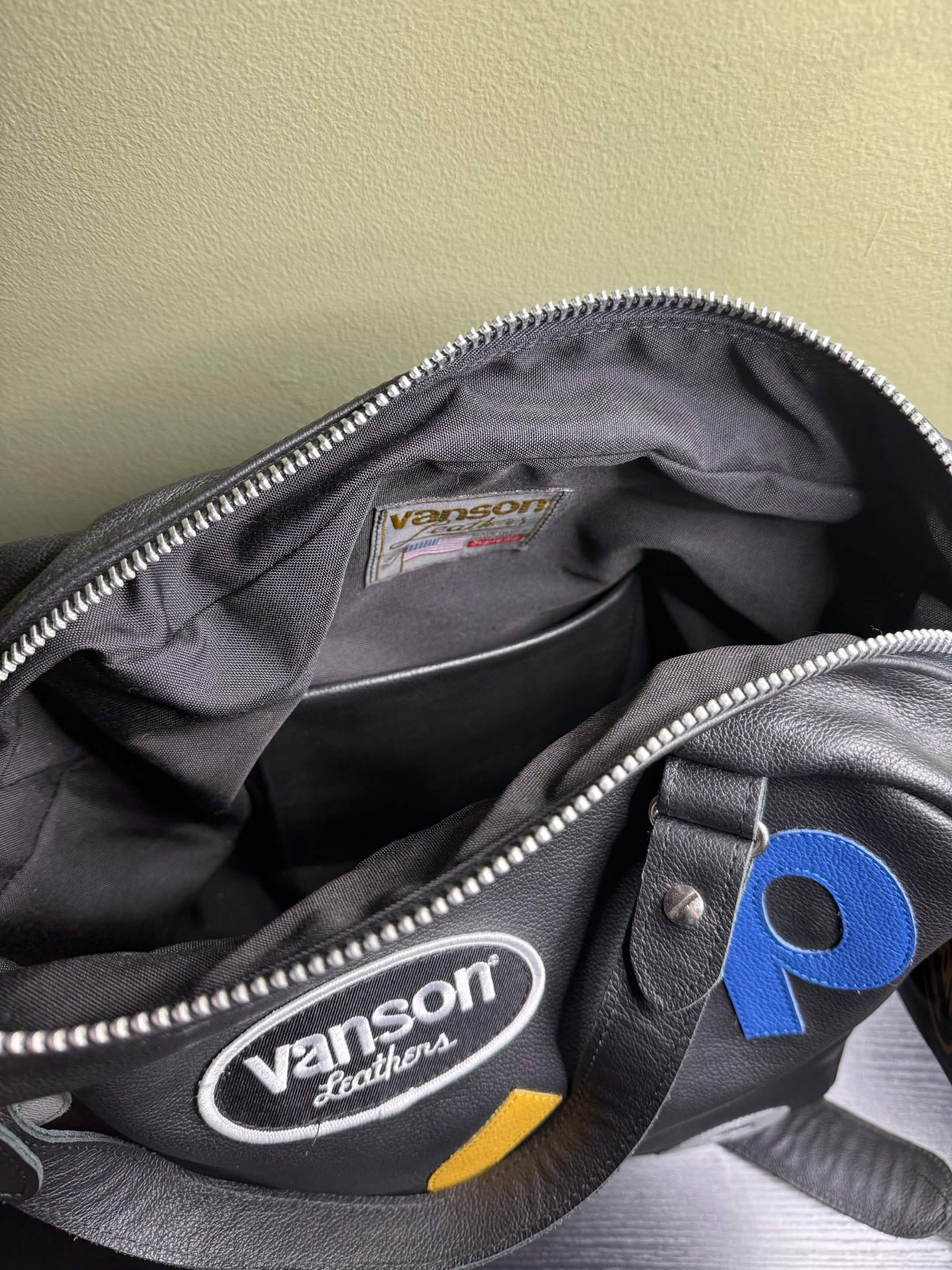 Supreme x Vanson Leather Letters Bag RARE SS20 New