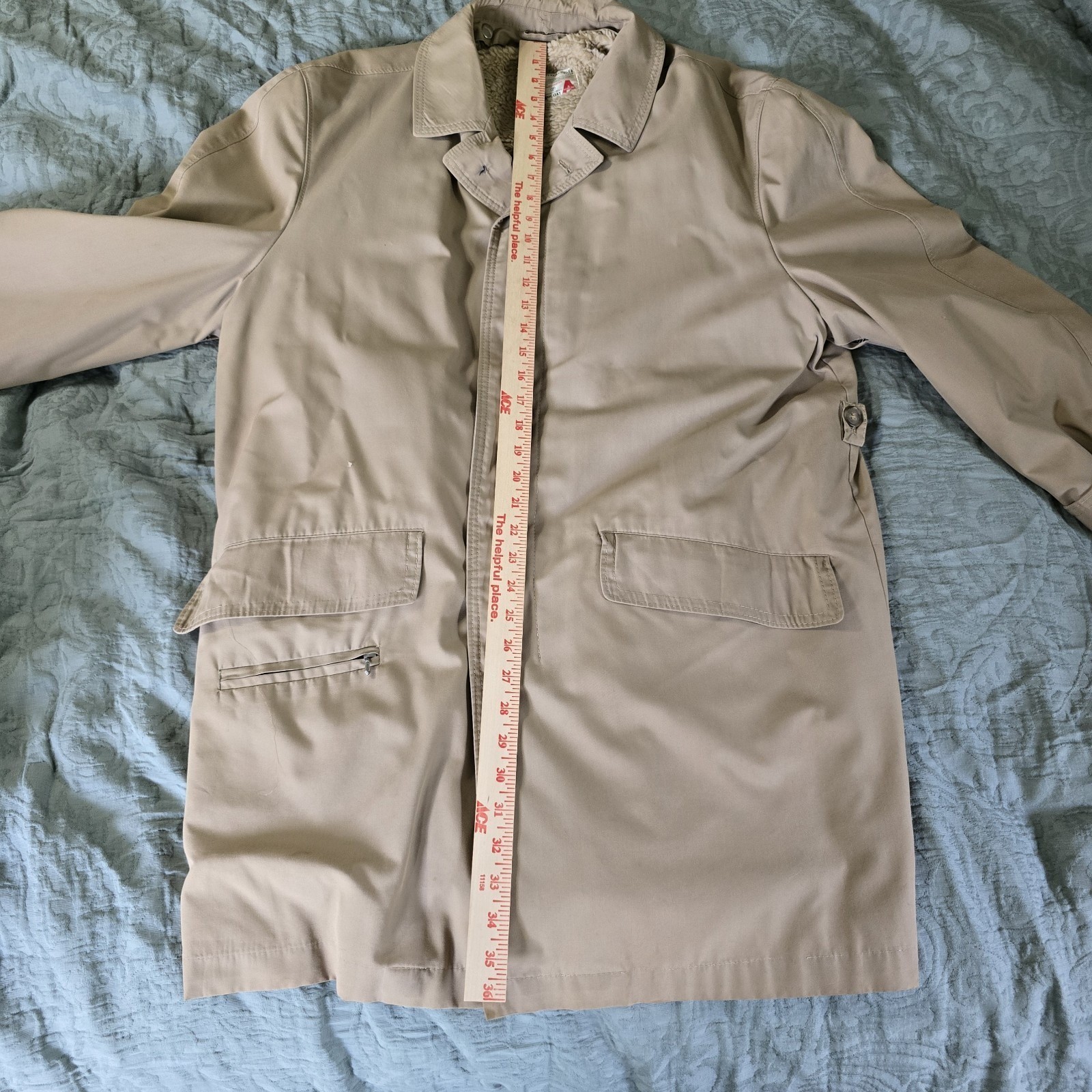 Vintage Strellson Exclusive Trench Coat From Marshall Field & Co. Size 38