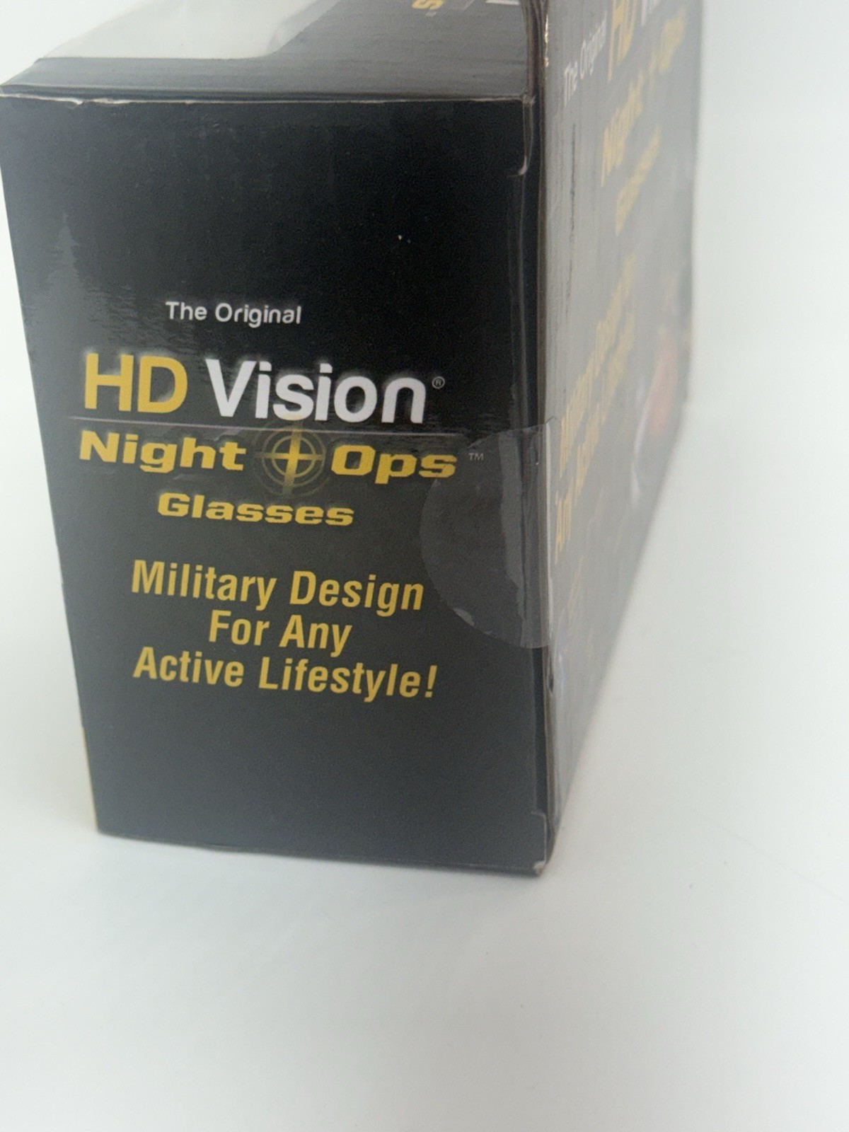 HD Vision Night Ops Lenses Sunglasses- Unisex- Adult- Black