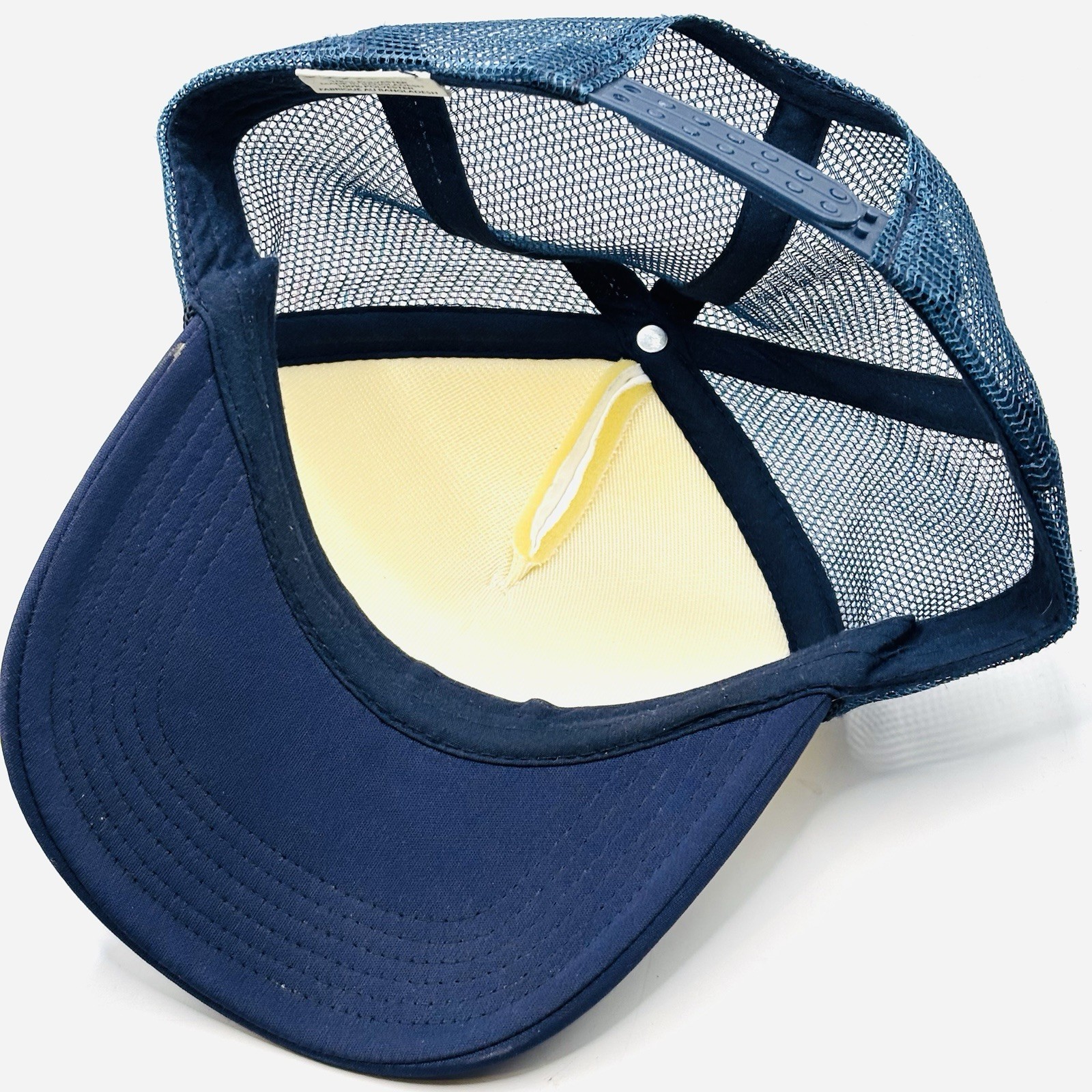 Malibu Boats Trucker Hat Blue White Mesh Snapback Cap Boating Nautical Boating