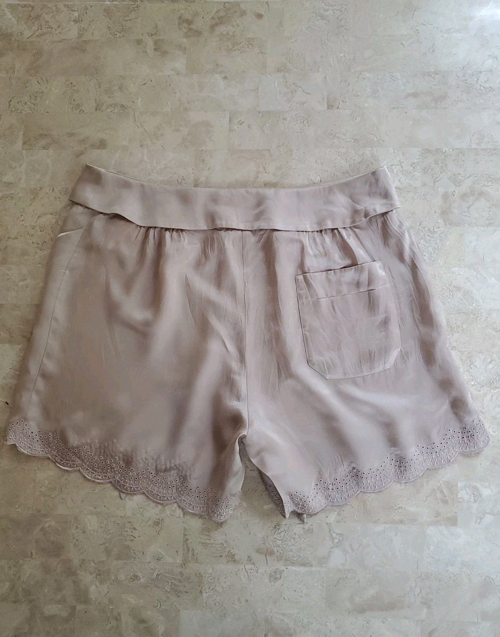 SEE by CHLOE SILK Shorts US Sz 6 Dusty Pink