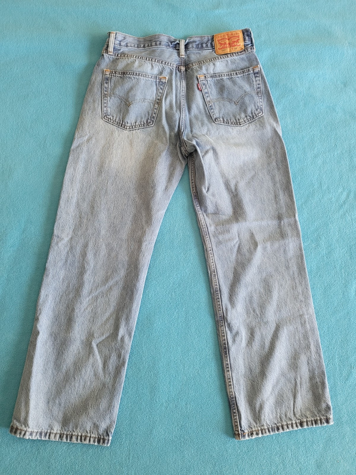 Levi’s 565 Jeans Men’s 33×32 Blue Loose Straight Denim Y2K Grunge Baggy 90s