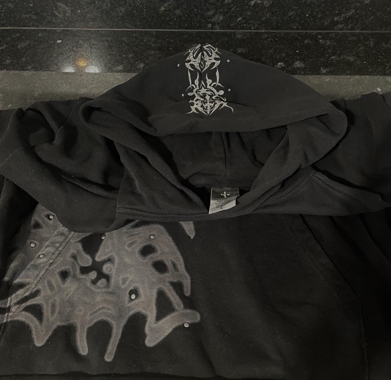 Travis Scott Cactus Jack Hoodie Black Size L