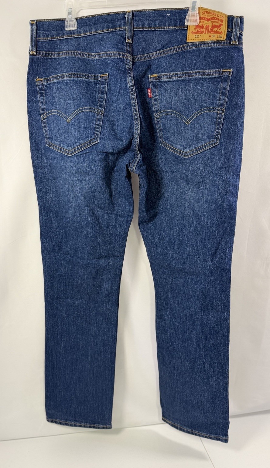 Levi’s Jeans Men’s 36X30 Slim Stretch jeans Dark Wash New With Tags