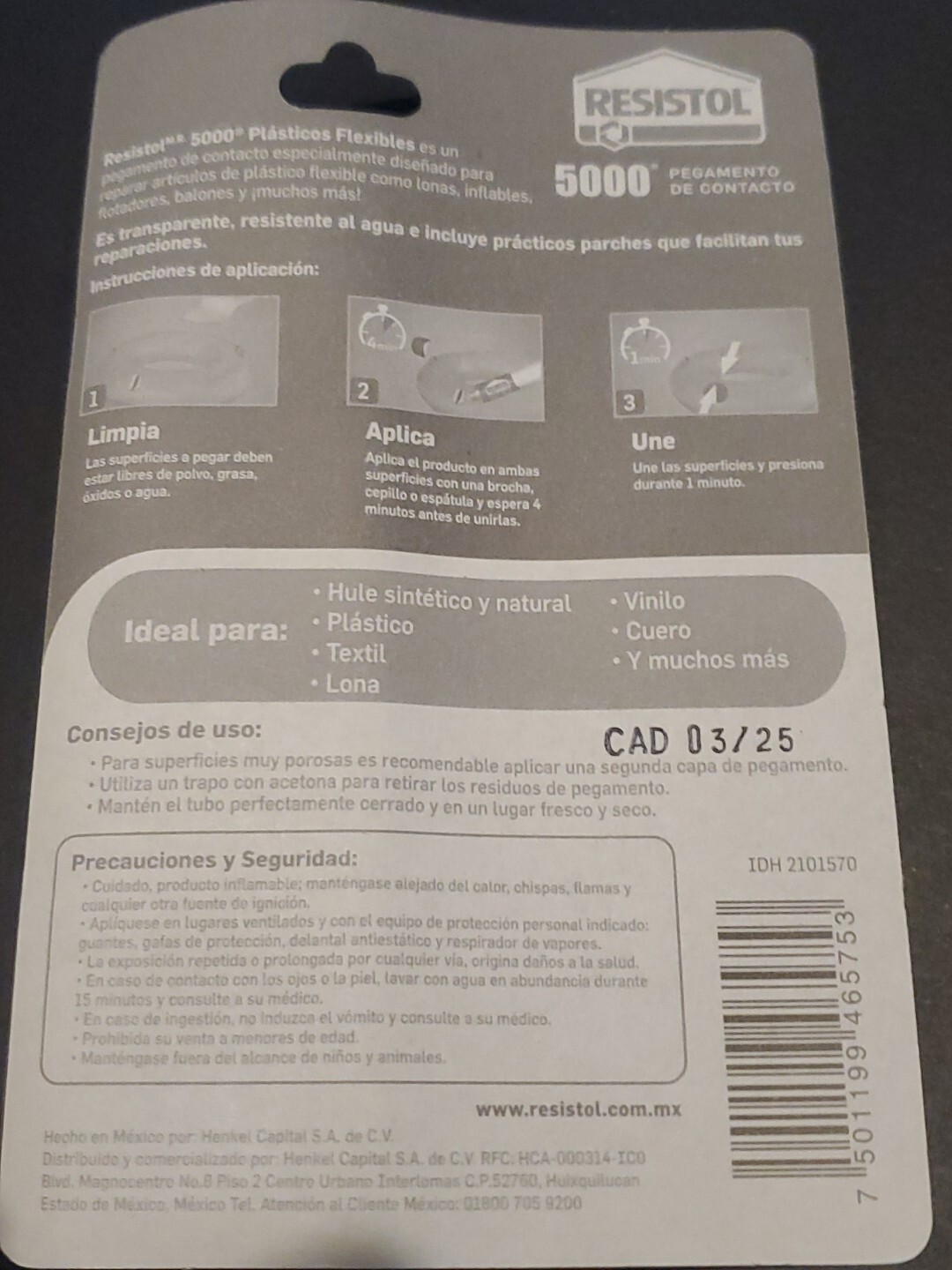 Resistol 21 ML 5000 Plast Flex glue