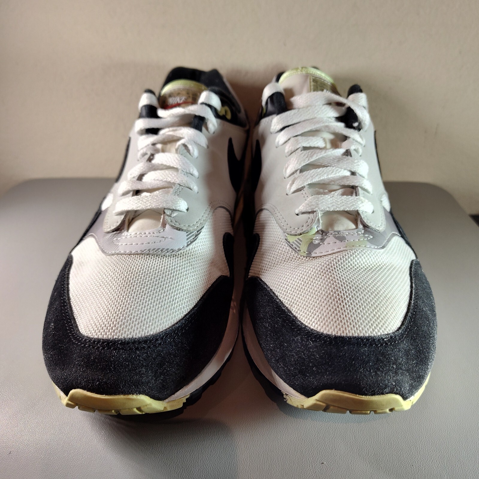 Nike Air Max 1 ‘Remix Pack’ White Black Camo DB1998-100 Men’s Size 10 Sneakers