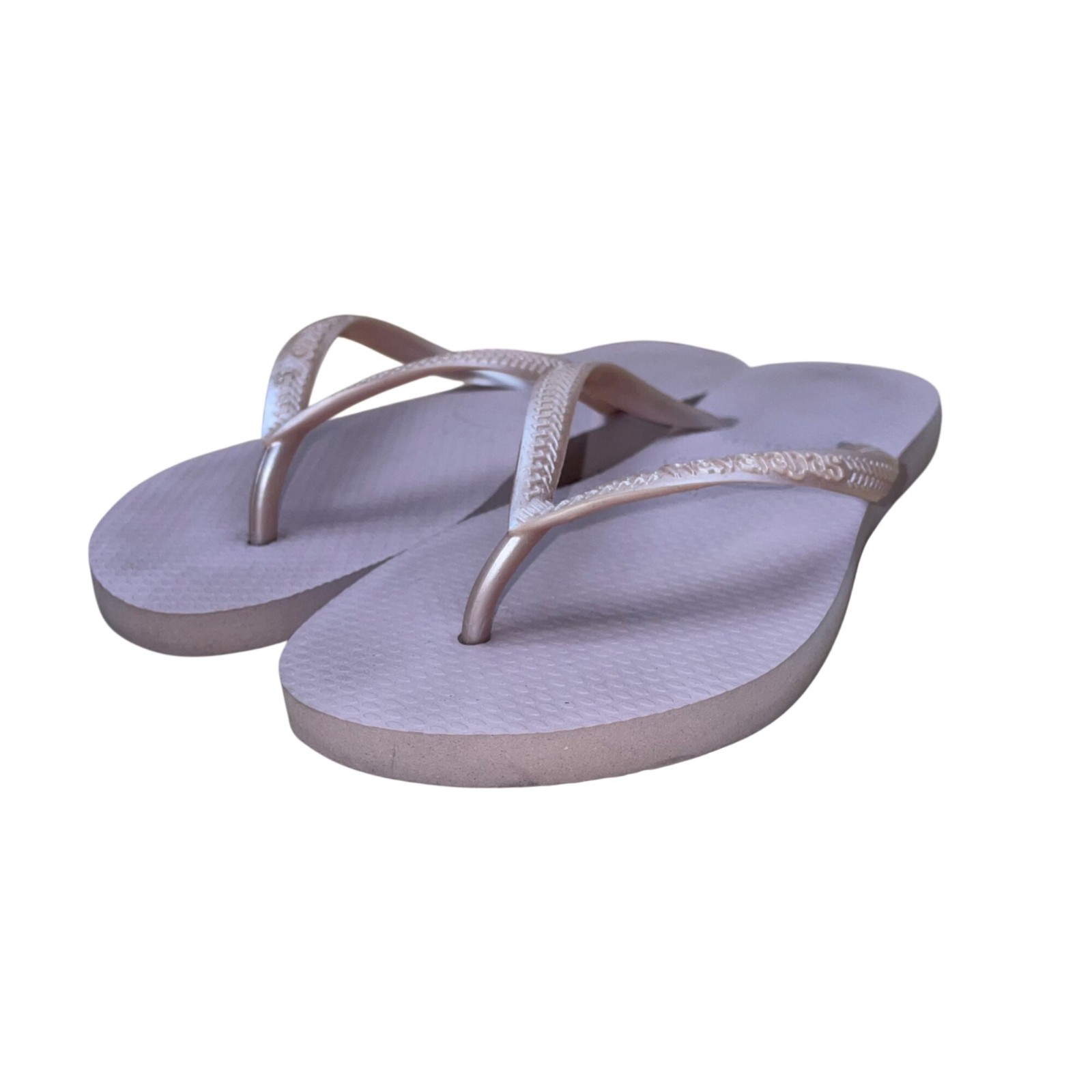 Havaianas Women’s Light Pink Foam Slim Flip-Flops Summer Sandals Size 4/5