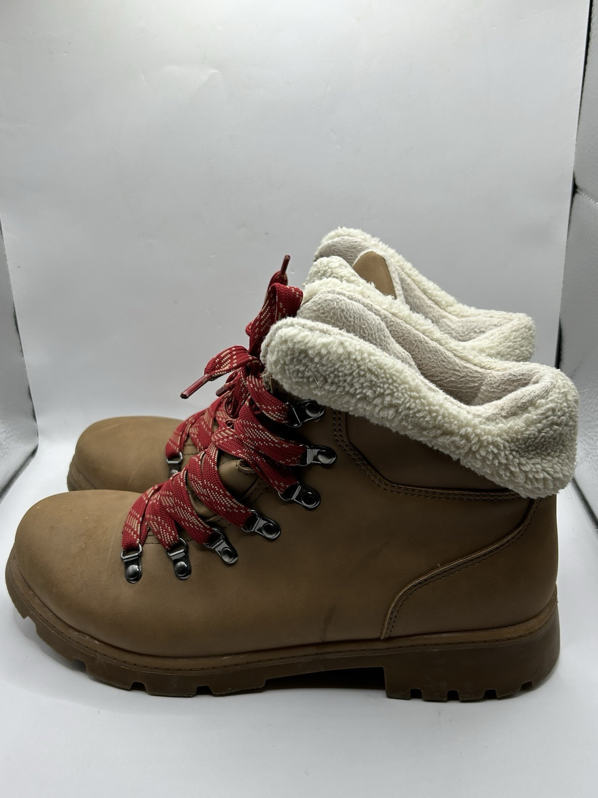 Womens Time And Tru Size 10 Fashion Boots- All Man Made- No Leather