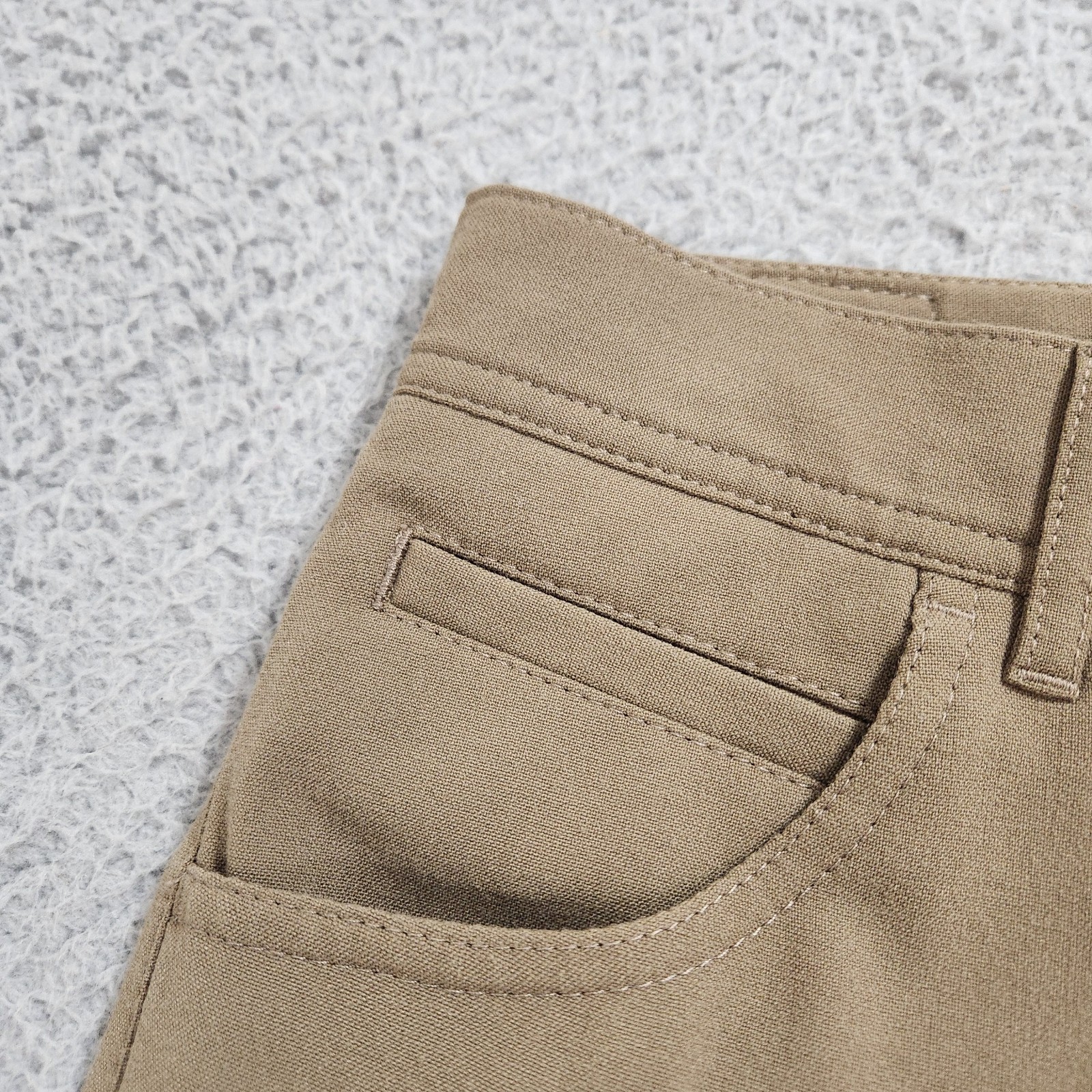Alberto Pants Mens 30×32 (Fits 31×30) Brown Stone Chino Modern Fit Ceramica