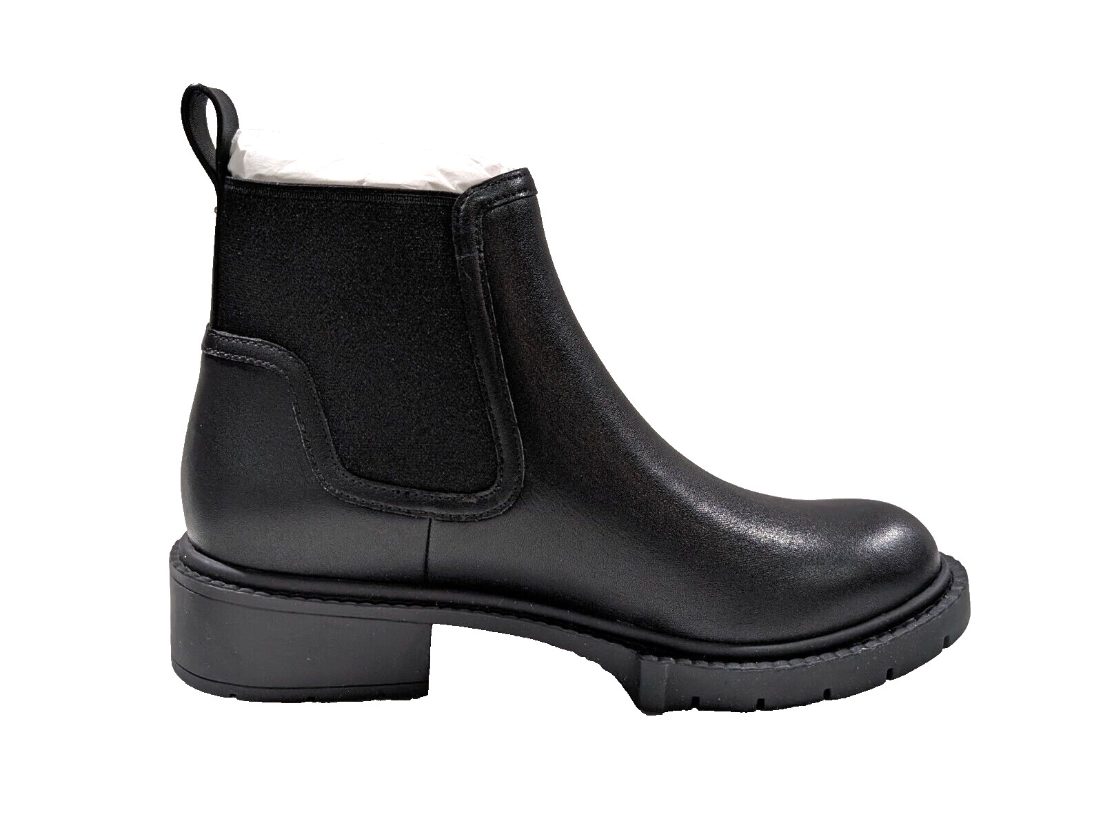 Coach Women’s Lenora Black Leather Booties (CO501) Size 7 NWB