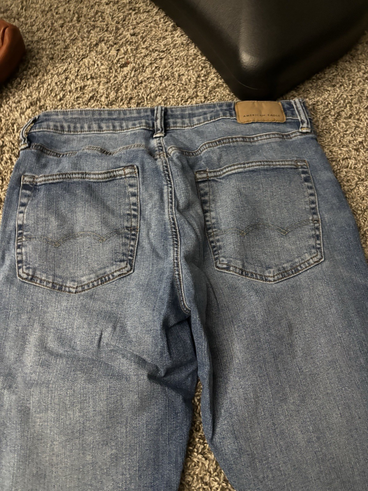 American Eagle Men’s Jeans 33×32 Blue, Straight, Airflex Athletic Fit