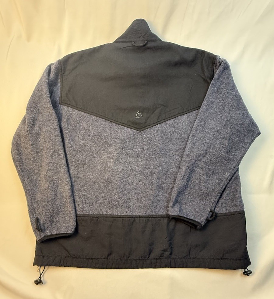 Colorado Clothing Tech Series Fleece Jacket Mens L Full Zip Outdoor Blue Black