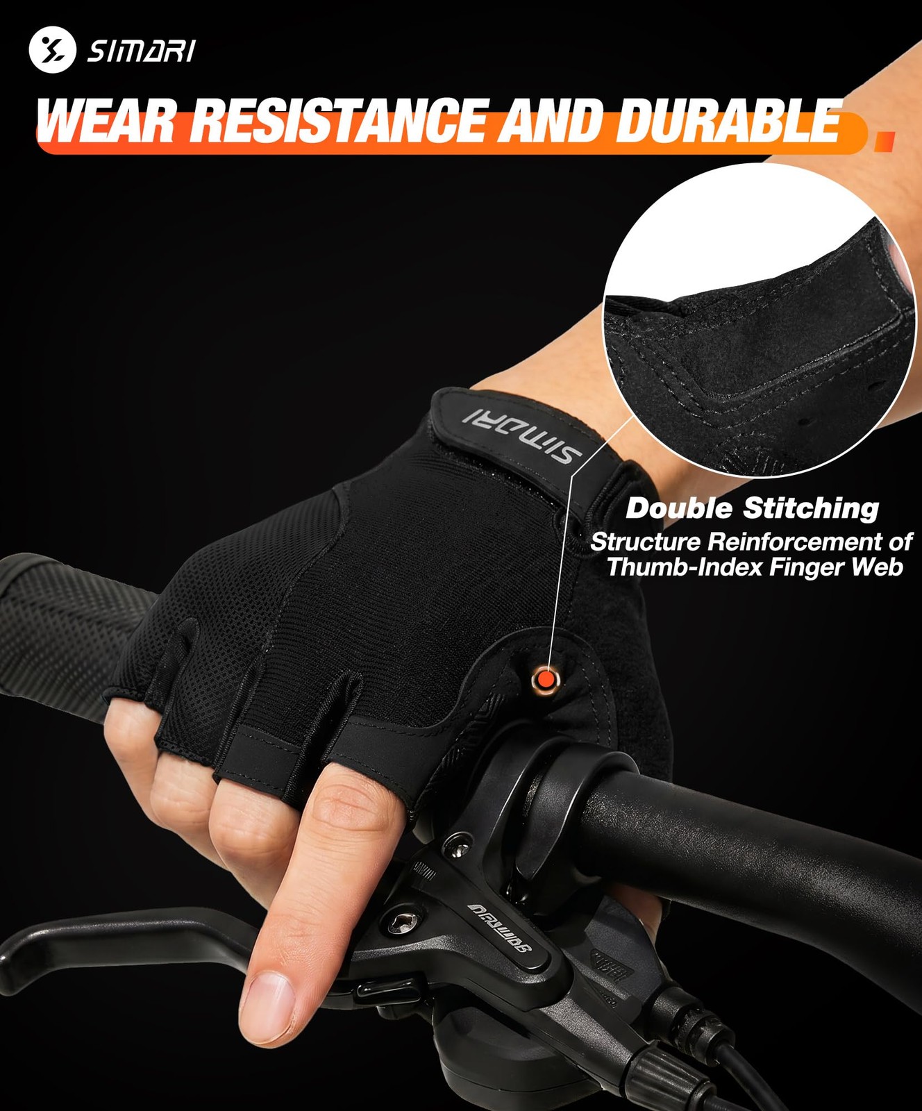 Gel Pad Cycling Gloves with Cushion/Grip/Breathable, Workout Bike Gloves for …