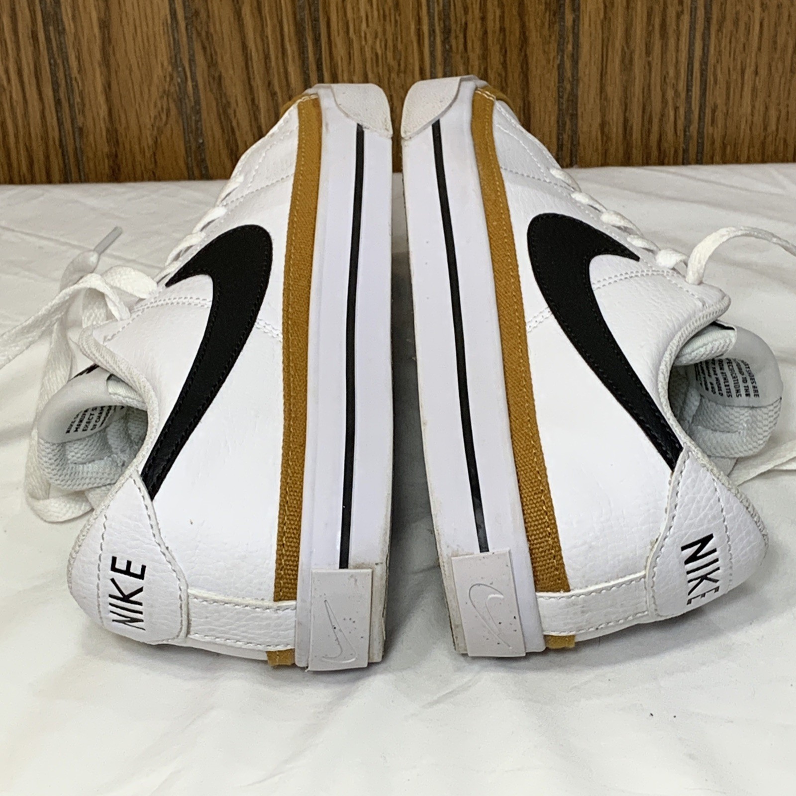 Nike Court Shoes Sneakers Size 7 Next Nature DH3161-100 White Desert Ochre