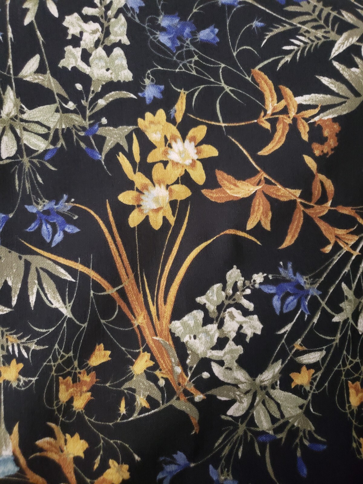 Counterparts Pants Size Small Elastic Waist Ankle Rayon Blend Floral