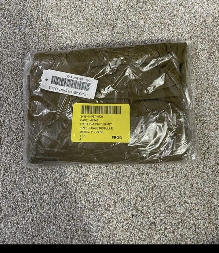 USMC XGO FROG Peckham Military Flame Resistant SILK Layer Shirt MED Lg XL,XX NEW