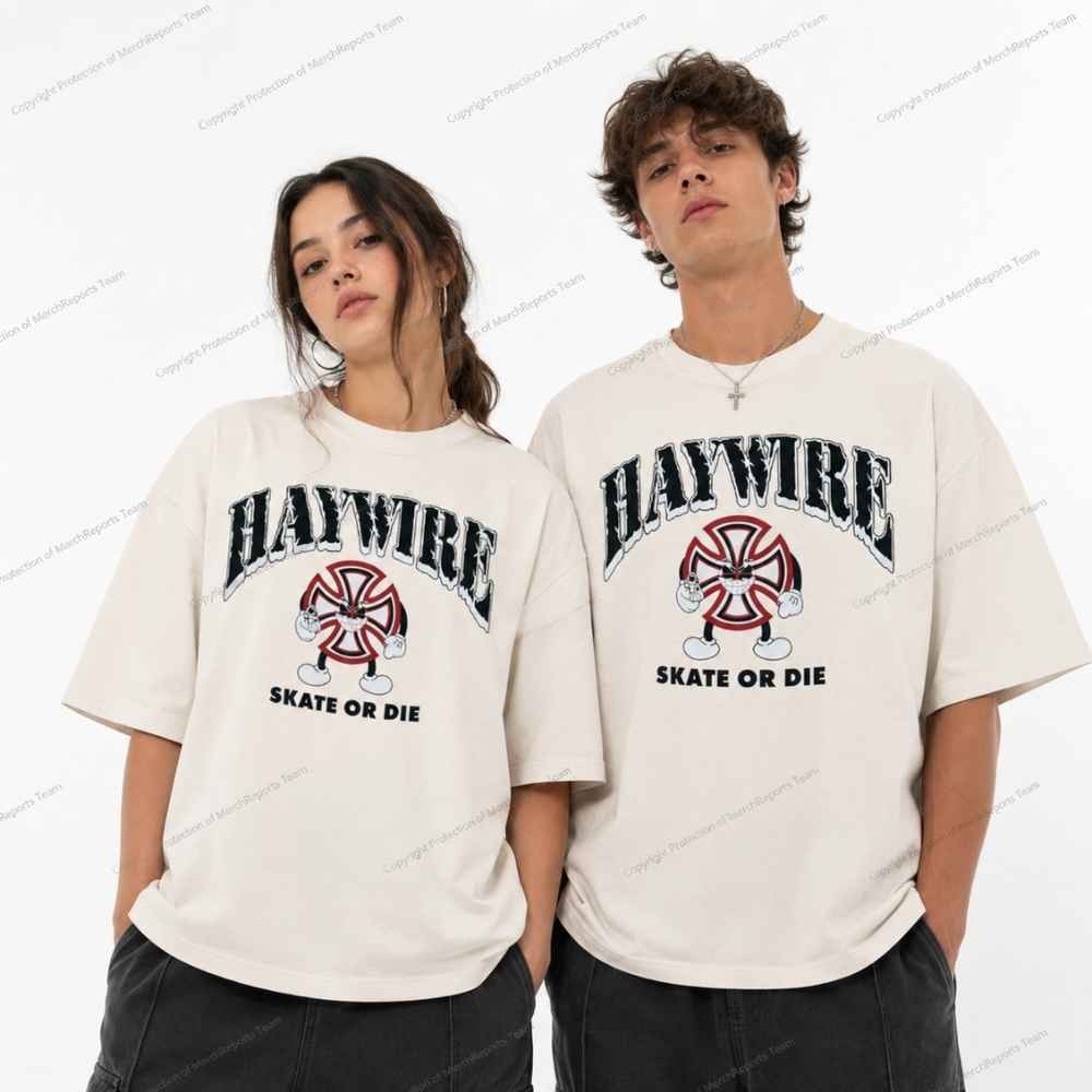 Hay@wire 617 Boston Hardcore Band Back To School Skate Jam August 2026 T-Shirt