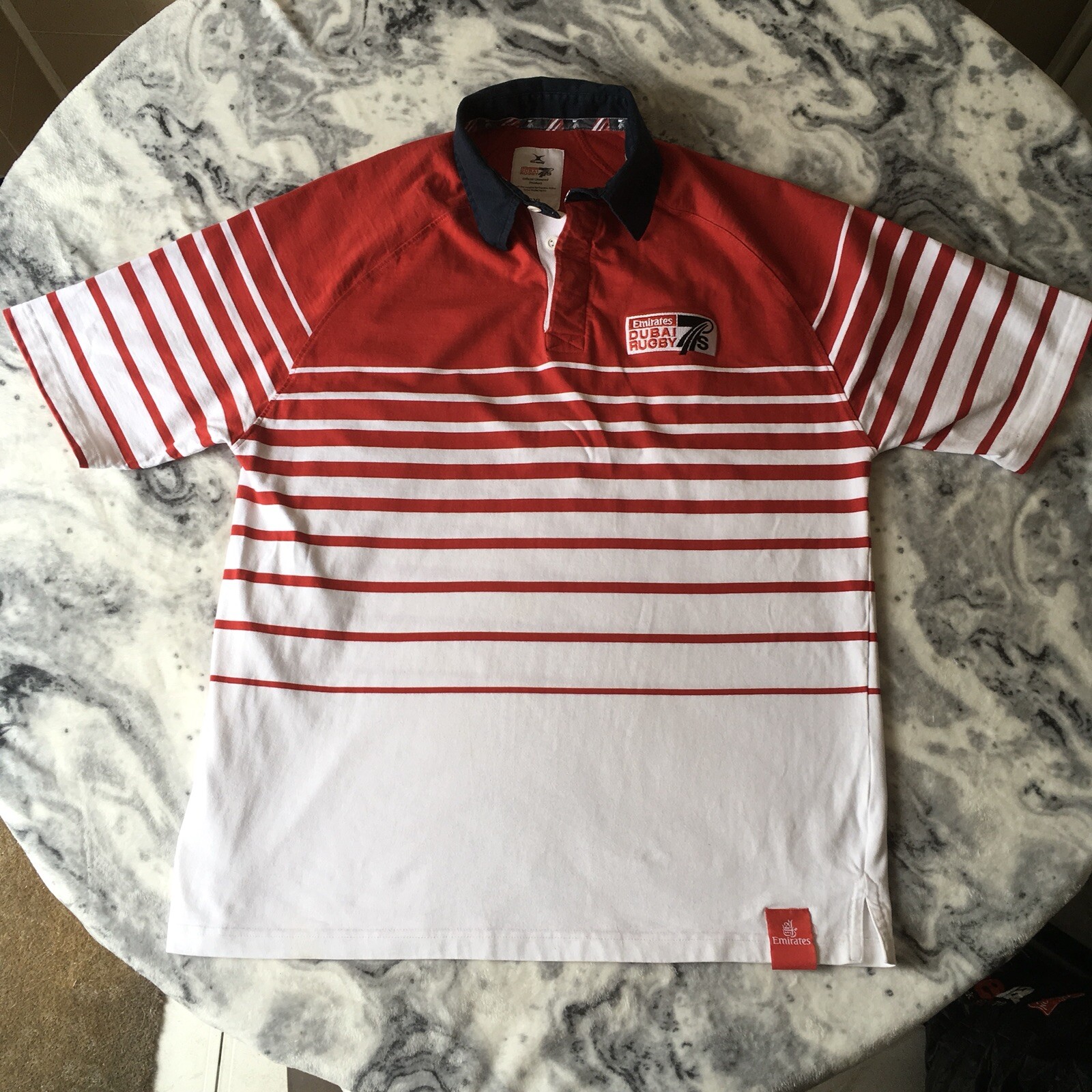 DUBAI GILBERT Mens United Arab Emirates Sevens Rugby Jersey Shirt Top 2XL XXL