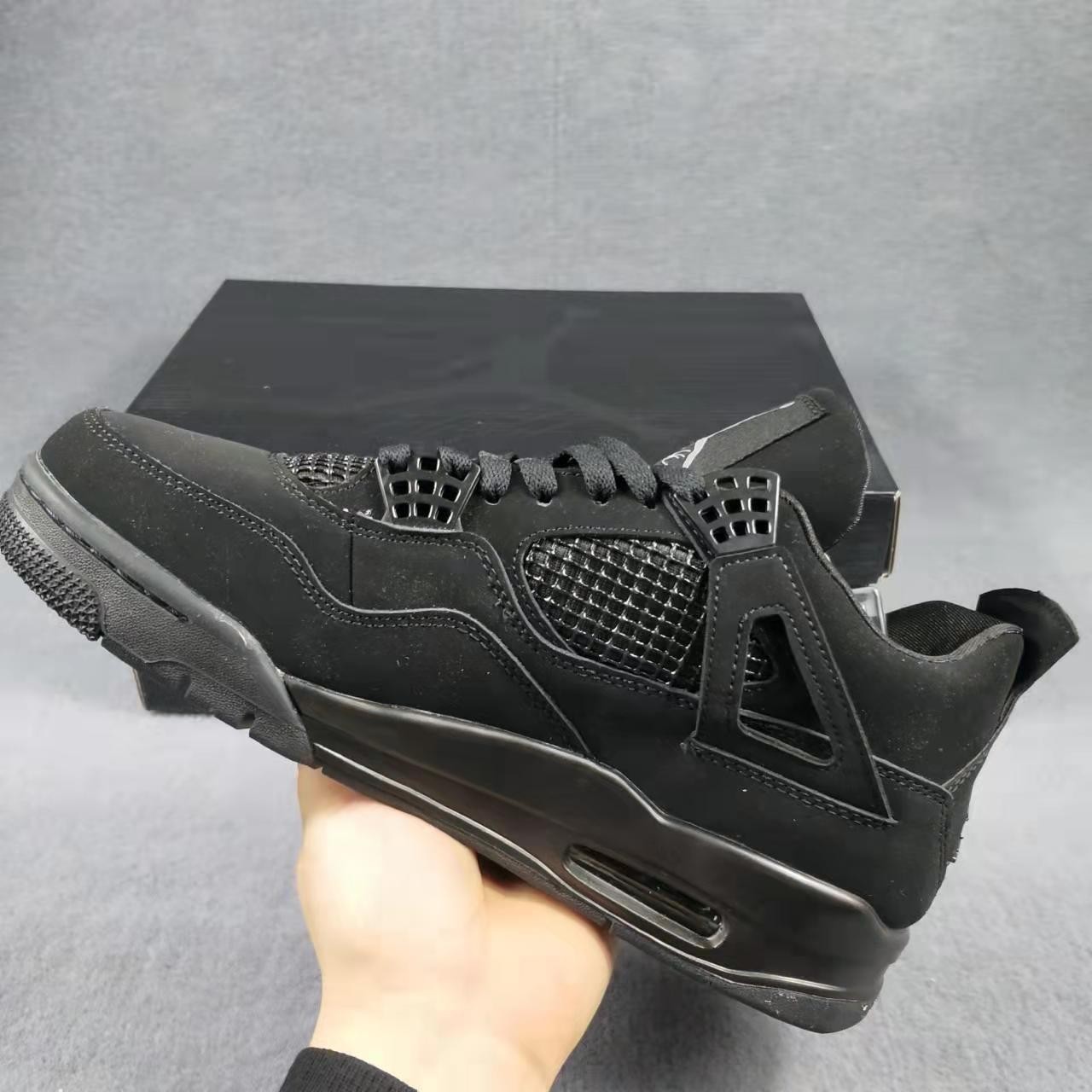 Jordan 4 Retro “Black Cat” Men’s Basketball Shoes Mid Top Us Size 7-12