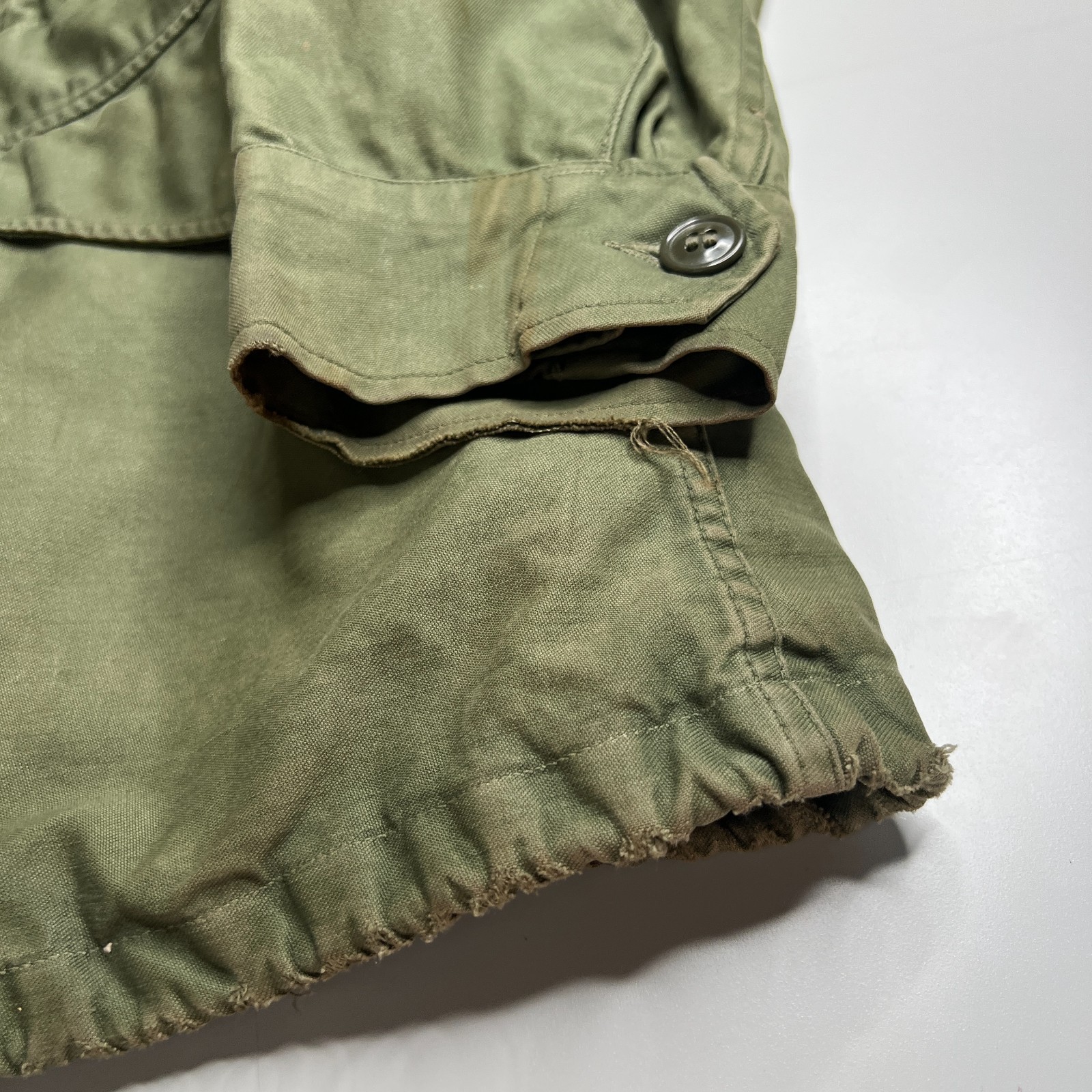 60s Vintage US Army M51 Field Jacket 8405-255-8589 Korean War Era Talon Zipper