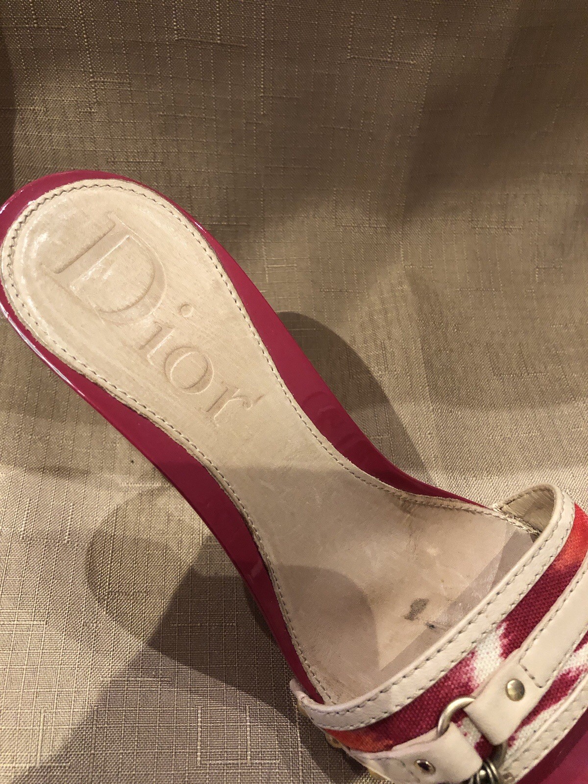Authentic Vintage Door Heel Shoes Never Worn 3 8/12