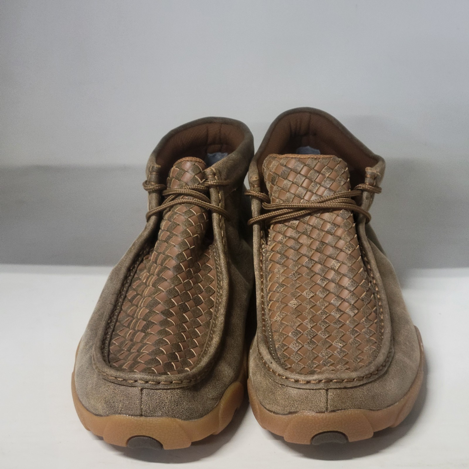 Twisted X Mens Chukka Driving Moc Bomber (LEFT BOOT 10.5M / RIGHT BOOT 10.5W)