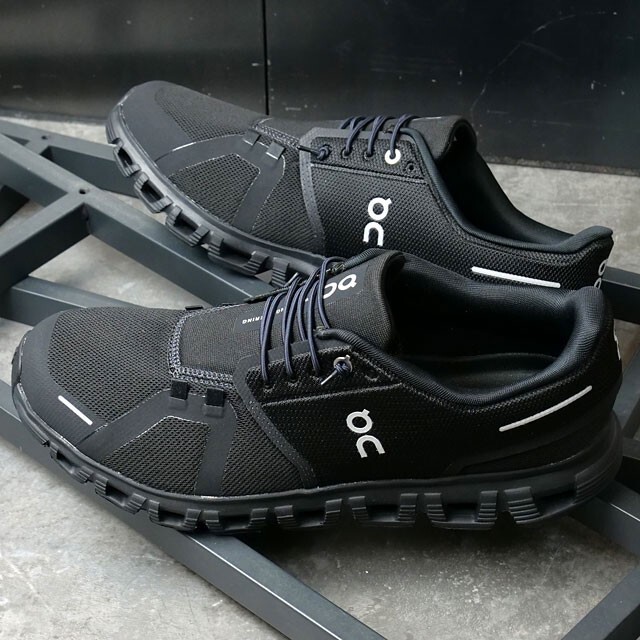 On Cloud 6 Triple Black Mens Running Athletic Casual Shoes New