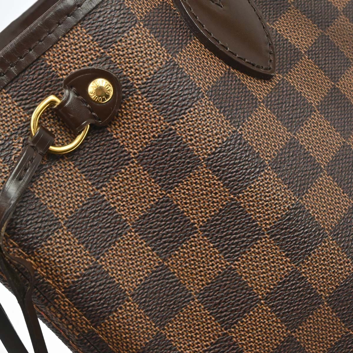 Best06 LOUIS VUITTON DAMIER NEVERFULL PM TOTE HANDBAG N51109 VI4068 YQ09214