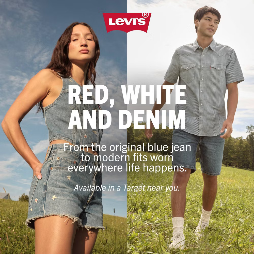 Levi Men 454 Relaxed Fit 10″ Shorts