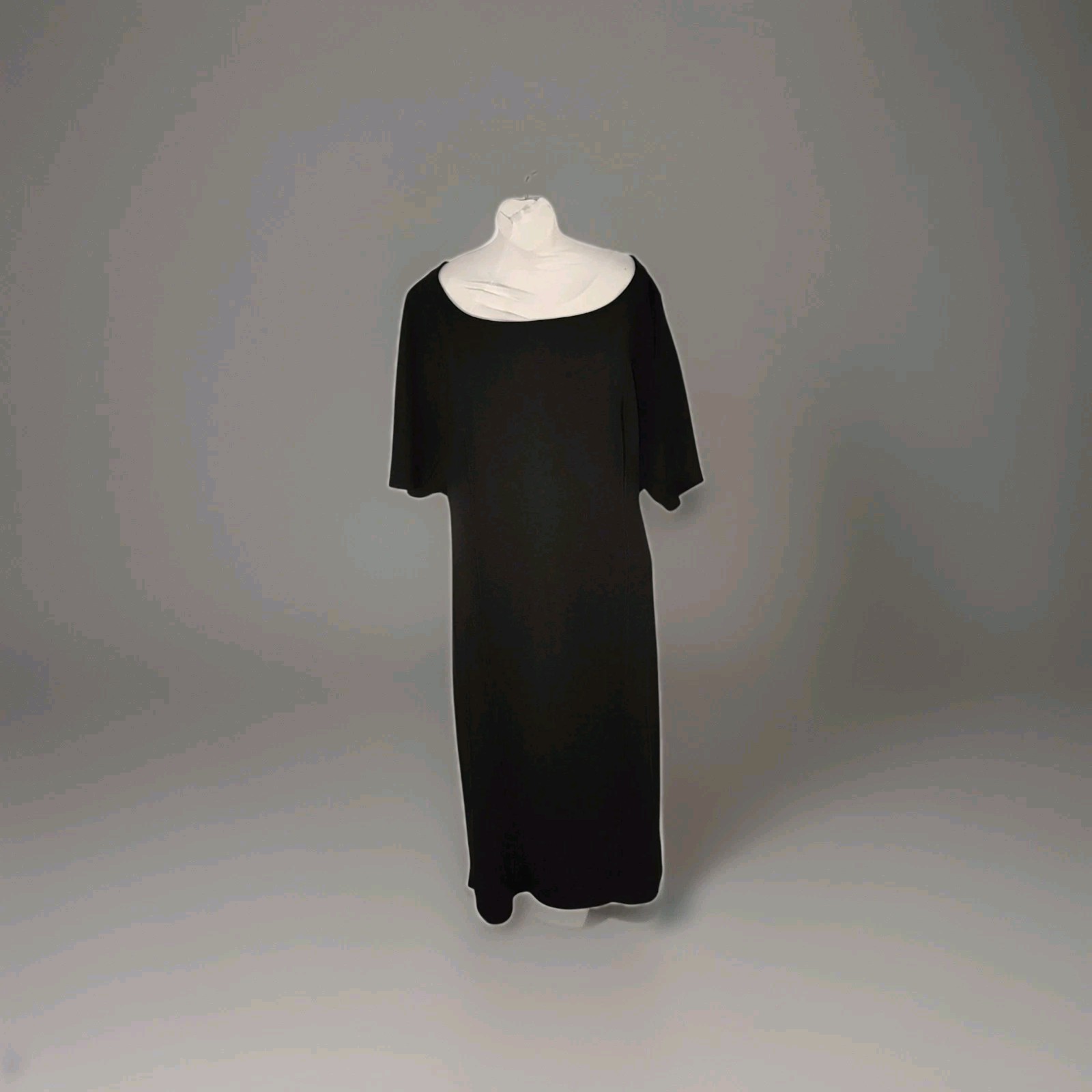 Torrid Soft Black Studio A Line Size 6 30 NWT Minimalist Buisunes Casual Dress