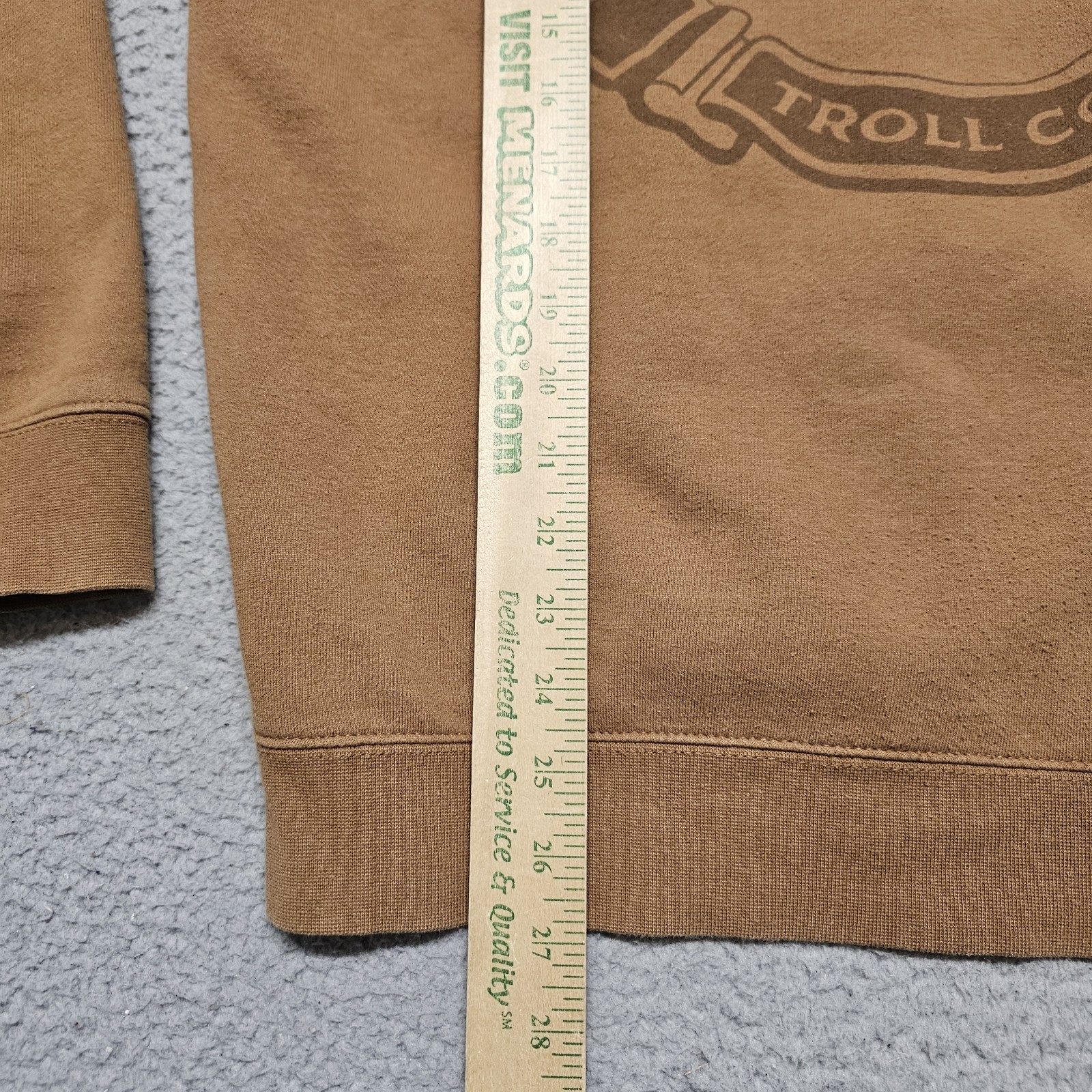 Troll Co Hoodie Mens Medium Pullover Sweatshirt Dirty Hands Clean Money Graphic